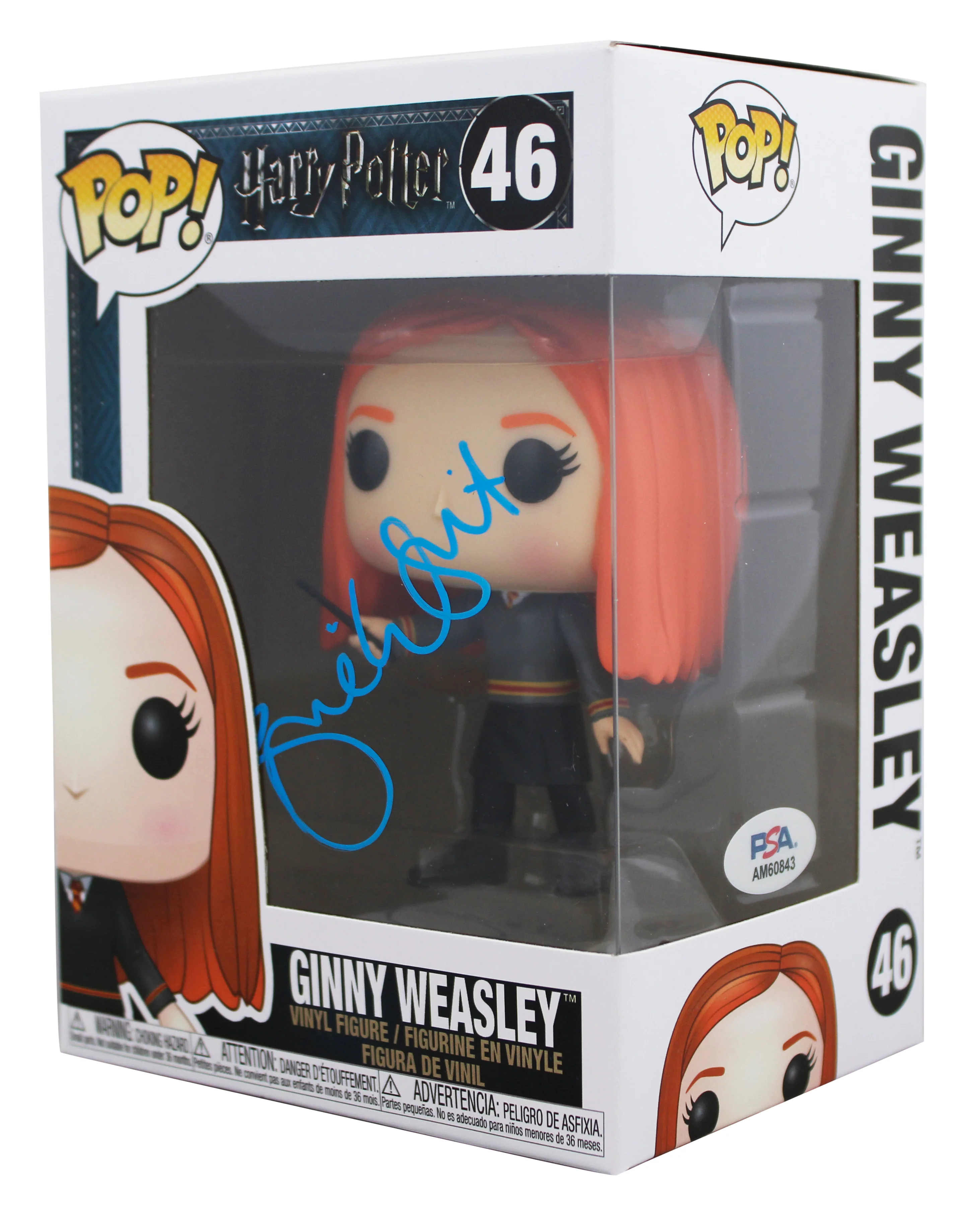 Bonnie Wright Harry Potter Signed Ginny #46 Funko Pop Vinyl Figure PSA #AM60843 - Image 3