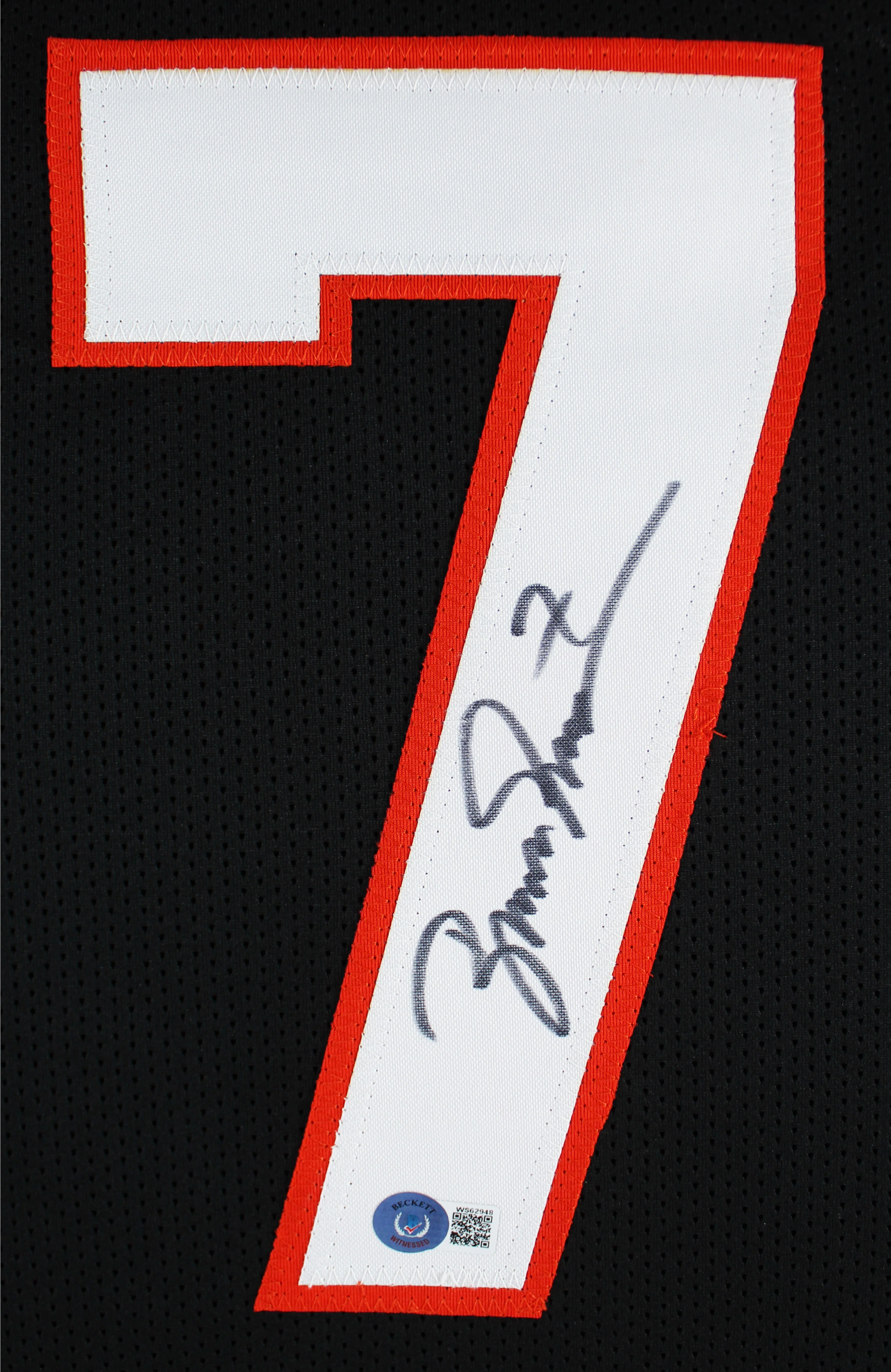 Boomer Esiason Authentic Signed Black Pro Style Jersey Autographed BAS Witnessed - Image 3