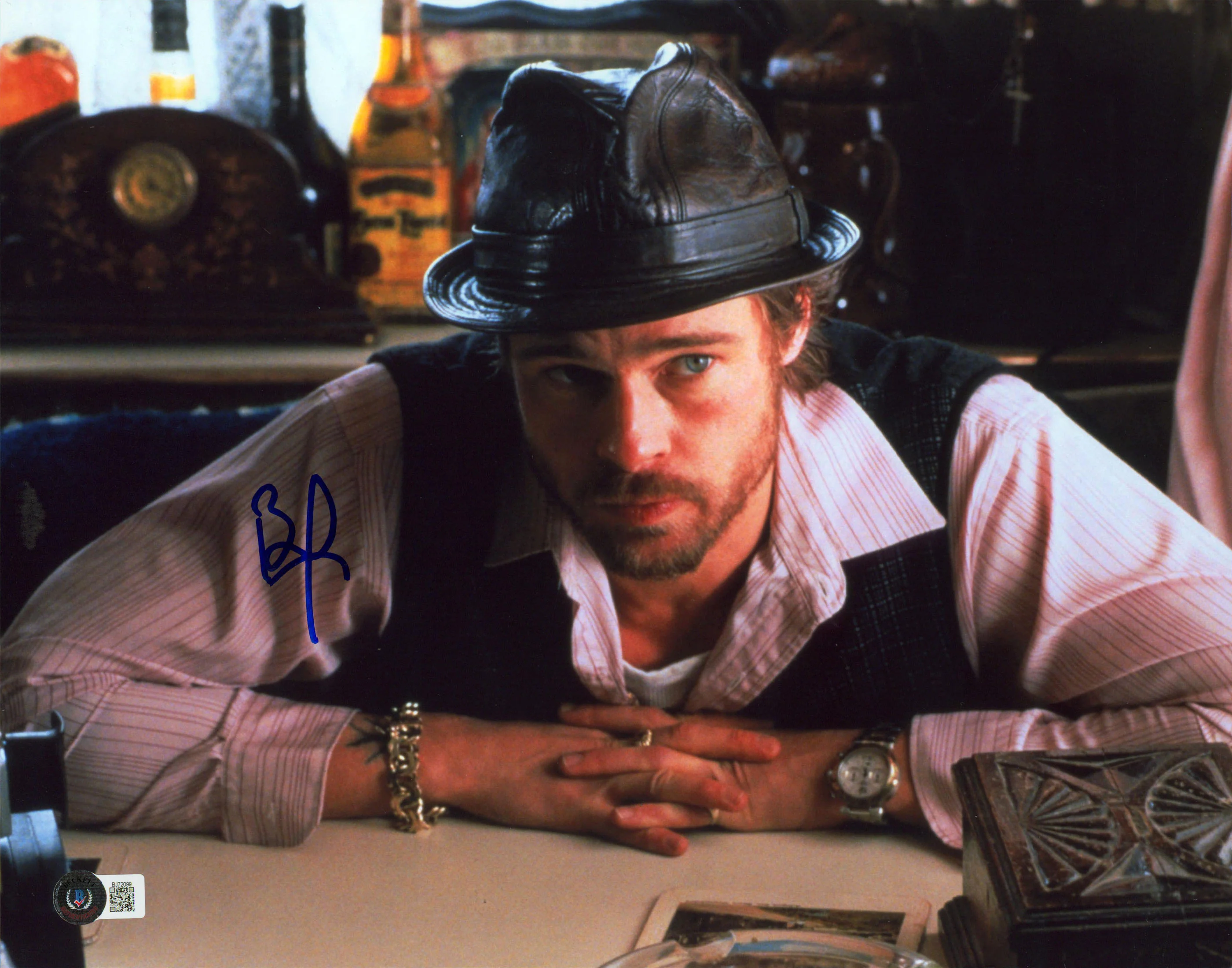 Brad Pitt Snatch Authentic Signed 11x14 Horizontal Photo Autographed BAS BJ72099 - Image 2