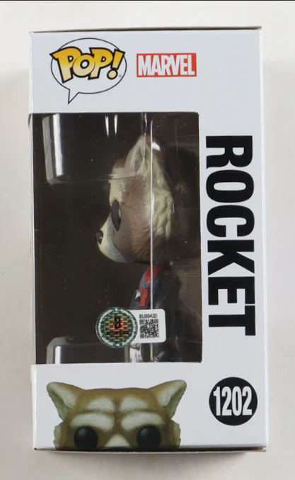 Bradley Cooper Signed "Guardians of the Galaxy Vol. 3" #1202 Rocket Funko Pop! - Beckett - Image 2