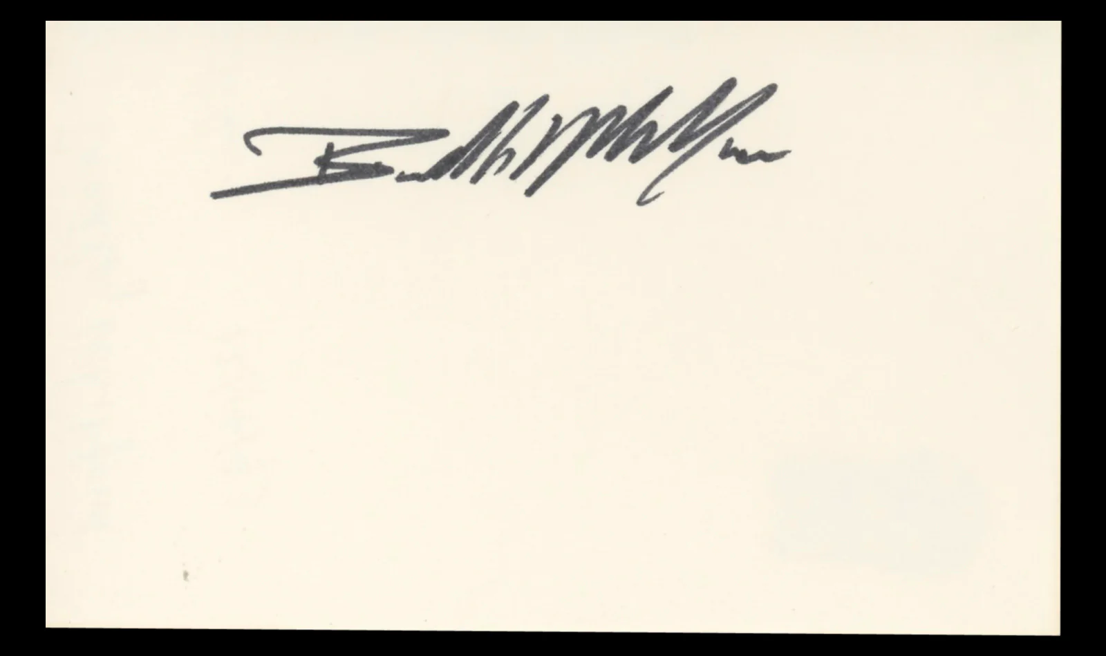 Bradley Whitford The West Wing Authentic Signed 3x5 Index Card BAS #BT01225