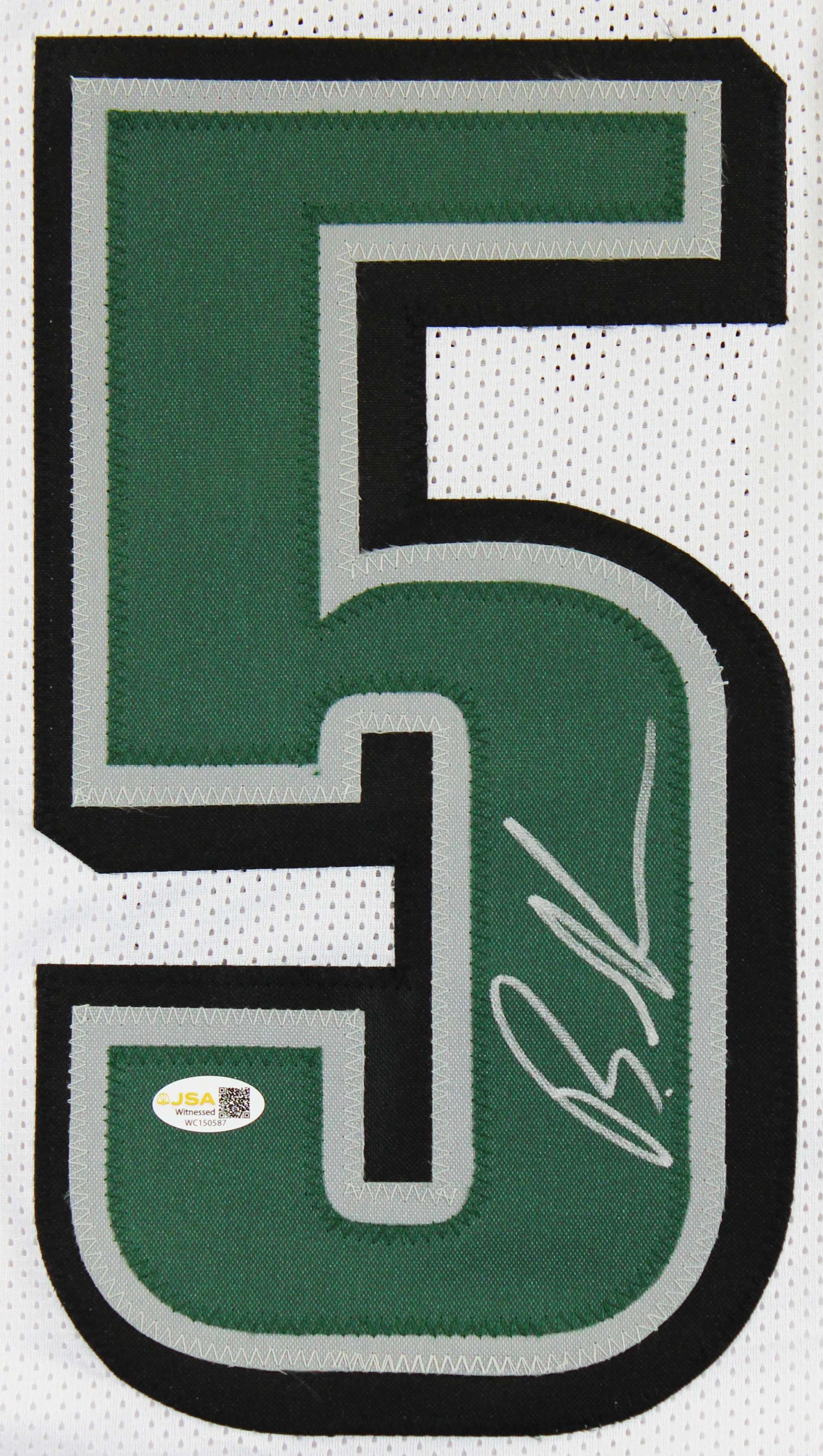 Brandon Graham Authentic Signed White Pro Style Jersey JSA Witness - Image 3