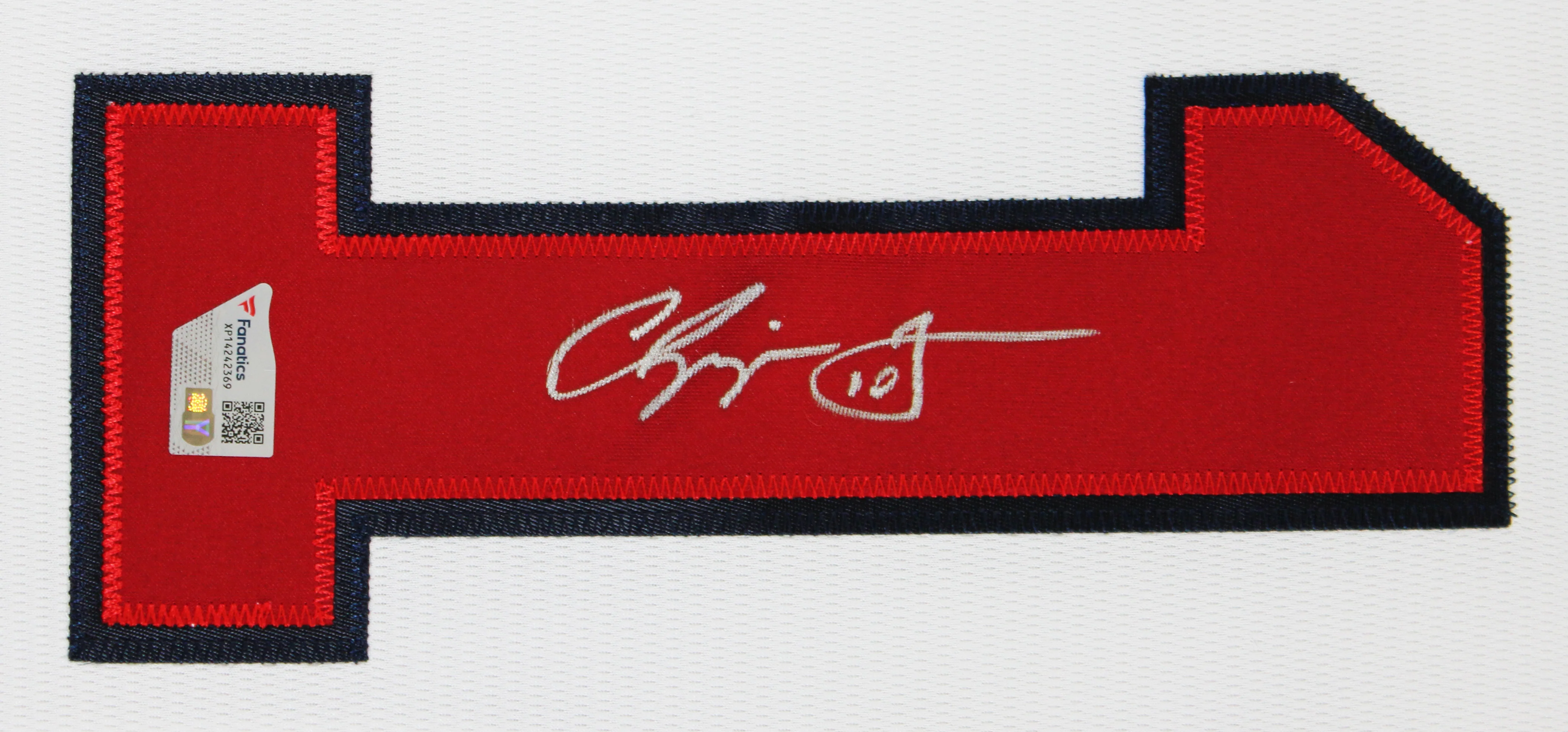 Braves Chipper Jones Authentic Signed White Majestic Cool Base Jersey Fanatics - Image 4