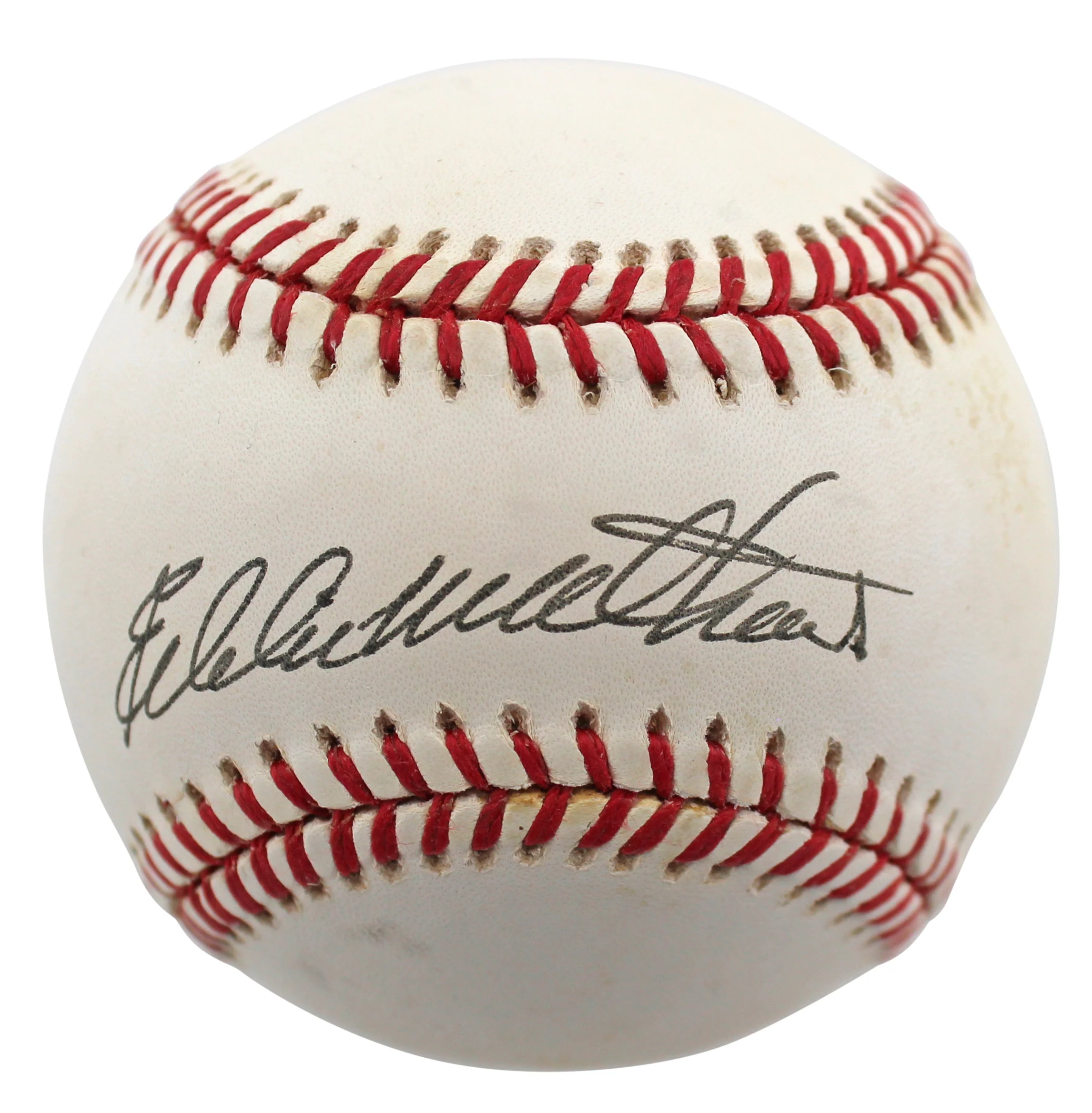 Braves Eddie Mathews Authentic Signed William White Onl Baseball BAS #BD23273 - Image 2