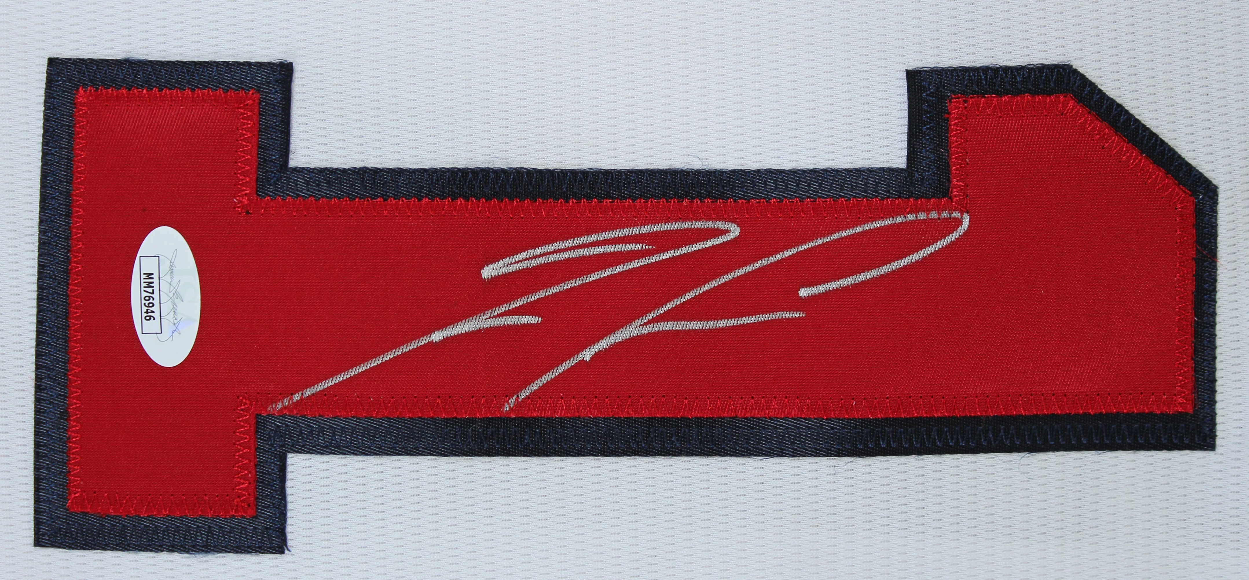 Braves Ronald Acua Jr. Authentic Signed White Majestic Cool Base Jersey JSA - Image 3