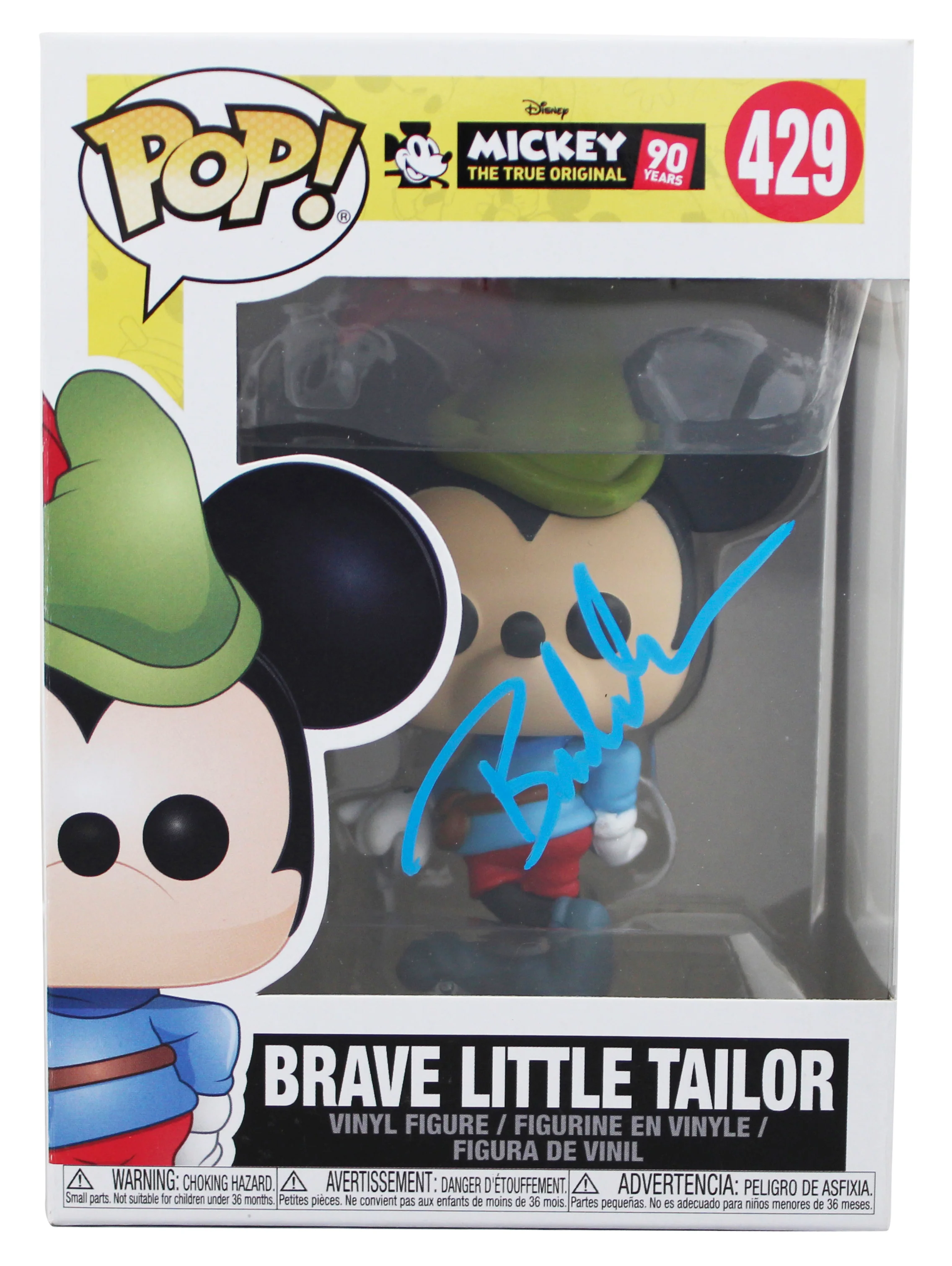 Bret Iwan Signed Brave Little Tailor #429 Funko Pop Vinyl Figure JSA W #WPP89739 - Image 2