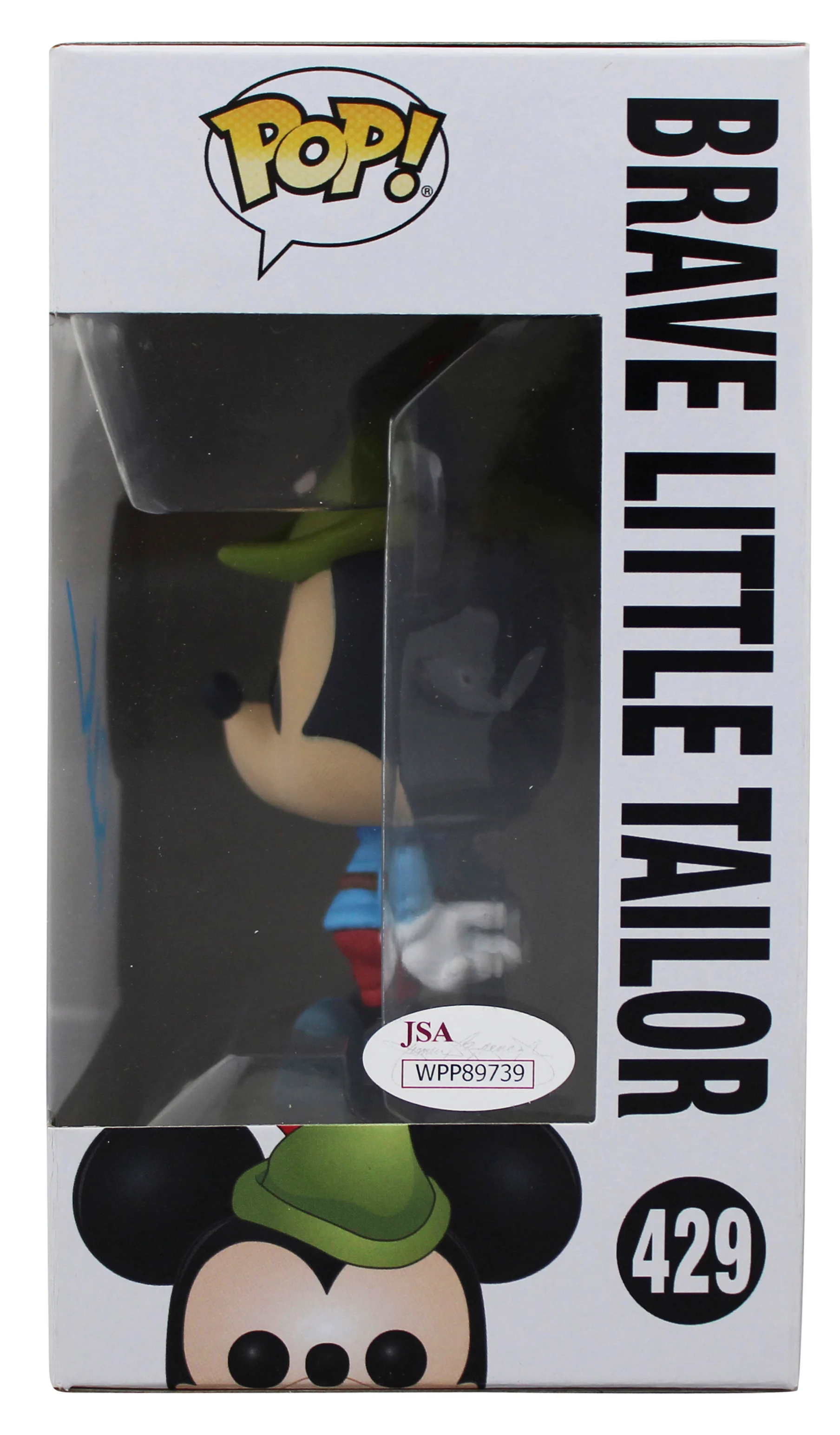 Bret Iwan Signed Brave Little Tailor #429 Funko Pop Vinyl Figure JSA W #WPP89739 - Image 4