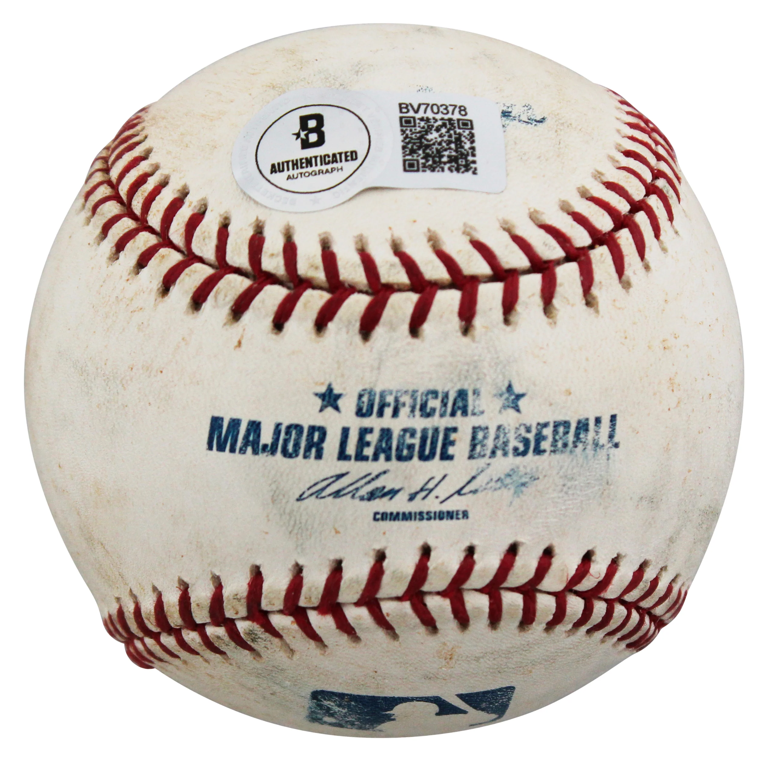 Brewers Bob Uecker Authentic Signed Game Used Sellig OML Baseball BAS #BV70378 - Image 8