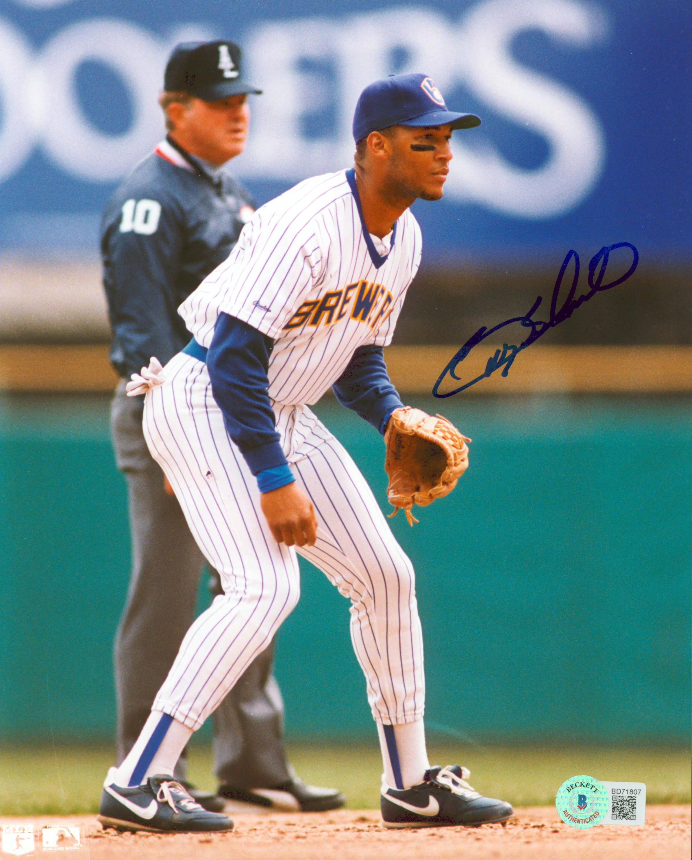 Brewers Gary Sheffield Authentic Signed 8x10 Photo Autographed BAS #BD71807 - Image 2