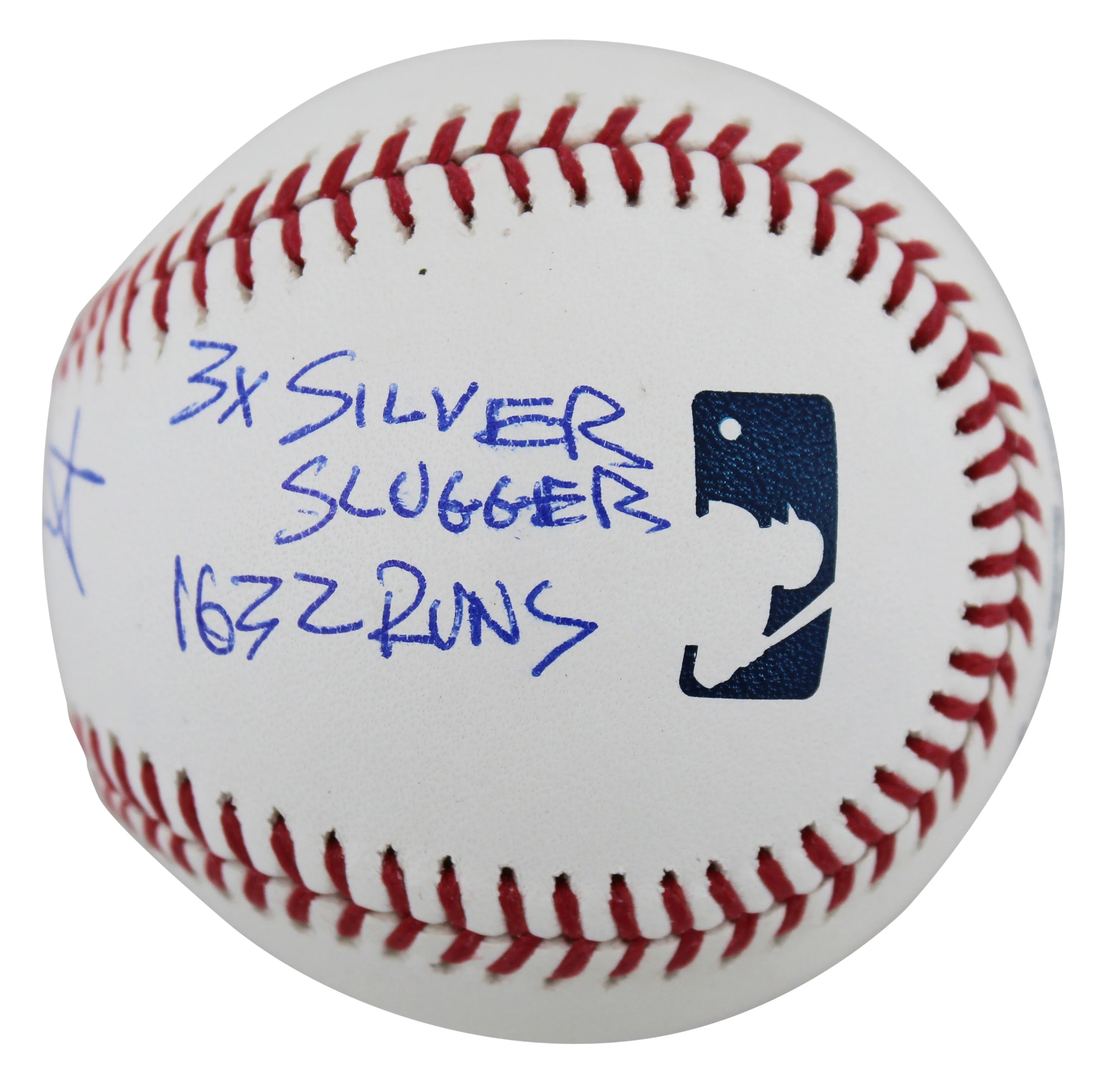 Brewers Robin Yount "6x Stat" Authentic Signed Oml Baseball BAS Witnessed 2 - Image 5