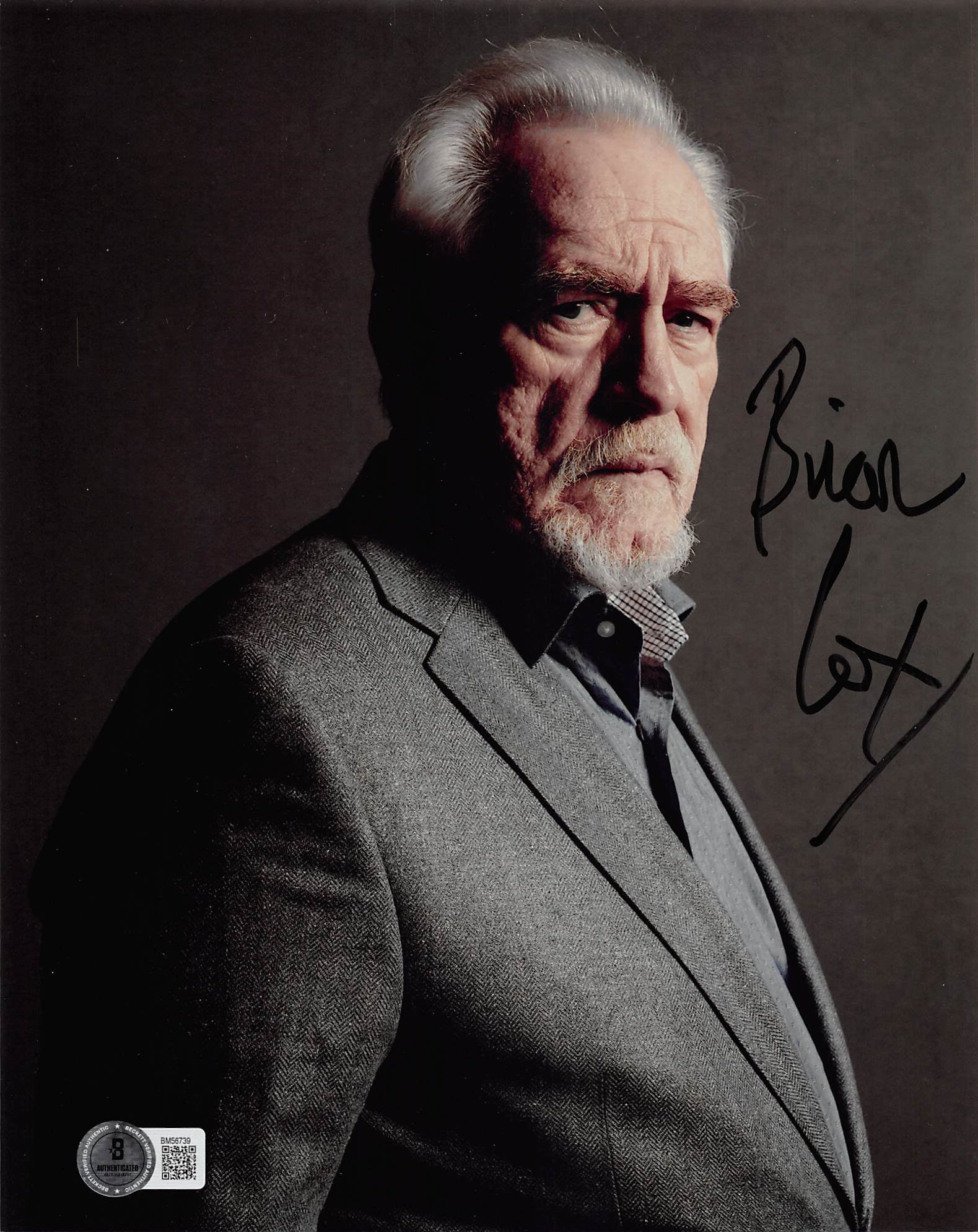 Brian Cox Succession Authentic Signed 8x10 Photo Autographed BAS #BM56739 - Image 2