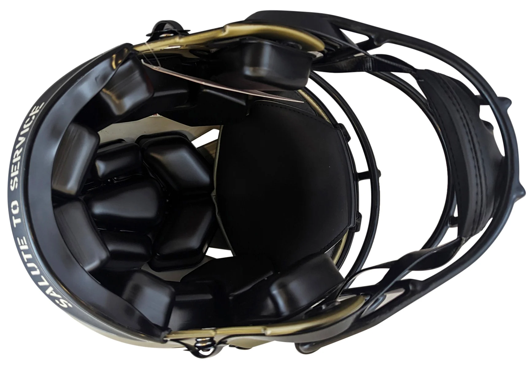 Brian Dawkins "2x Insc" Signed Salute To Service F/S Speed Proline Helmet BAS W - Image 4