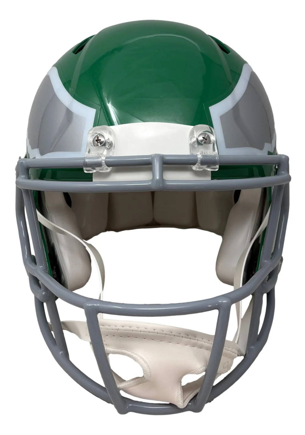 Brian Dawkins Signed Eagles Full Size Kelly Green Speed Authentic Helmet BAS - Image 3