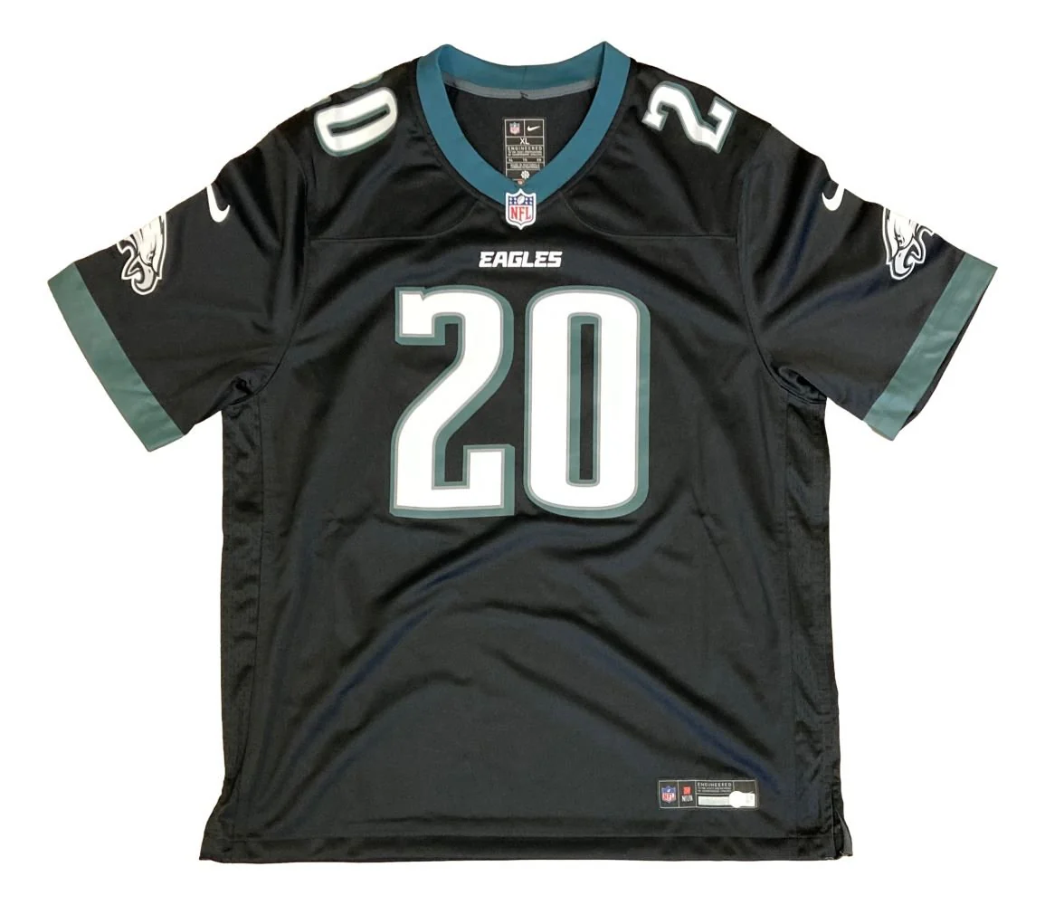 Brian Dawkins Signed Philadelphia Eagles Black Nike Game Jersey BAS - Image 3