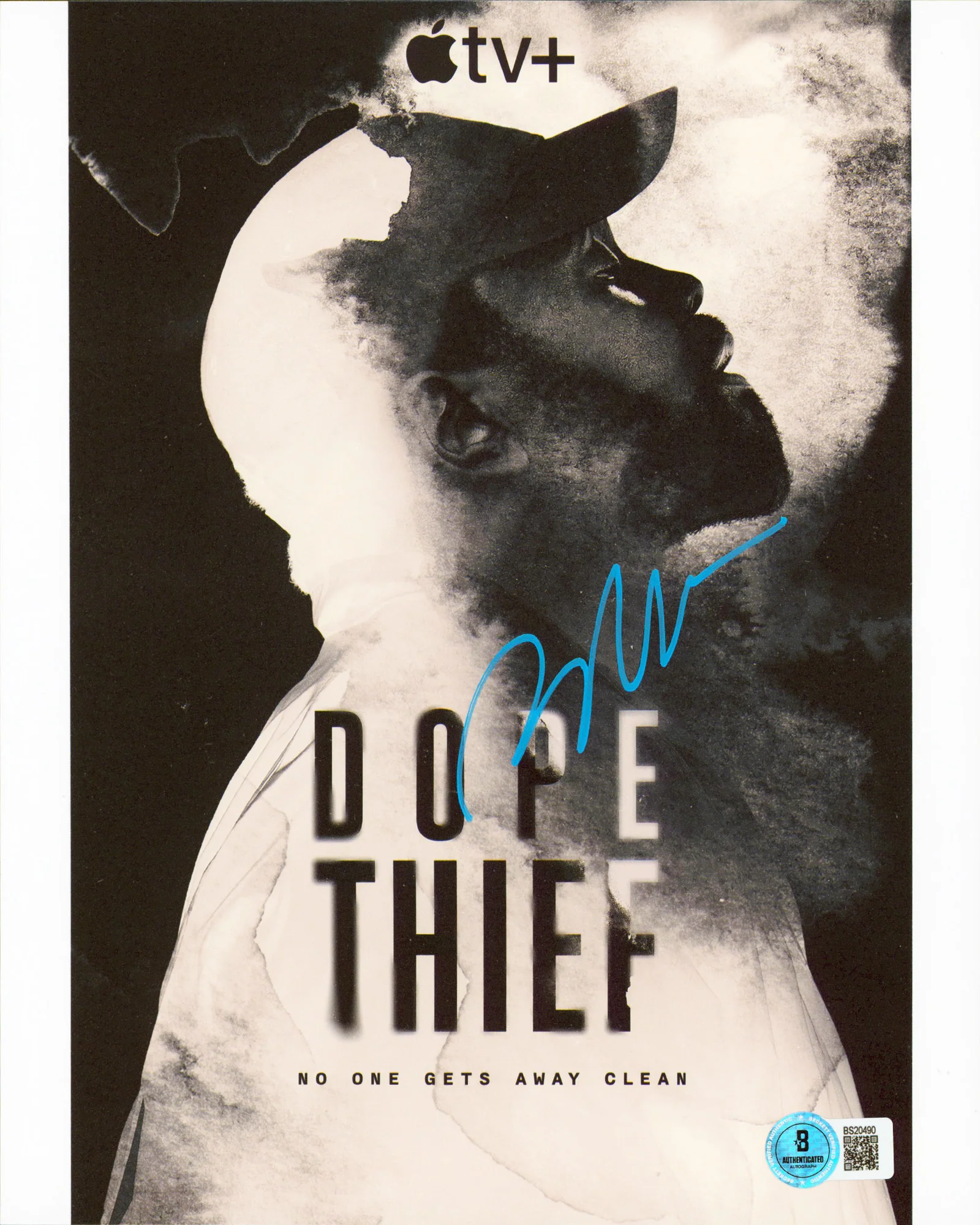 Brian Tyree Henry Dope Thief Authentic Signed 8x10 Vertical Photo BAS #BS20490 - Image 2