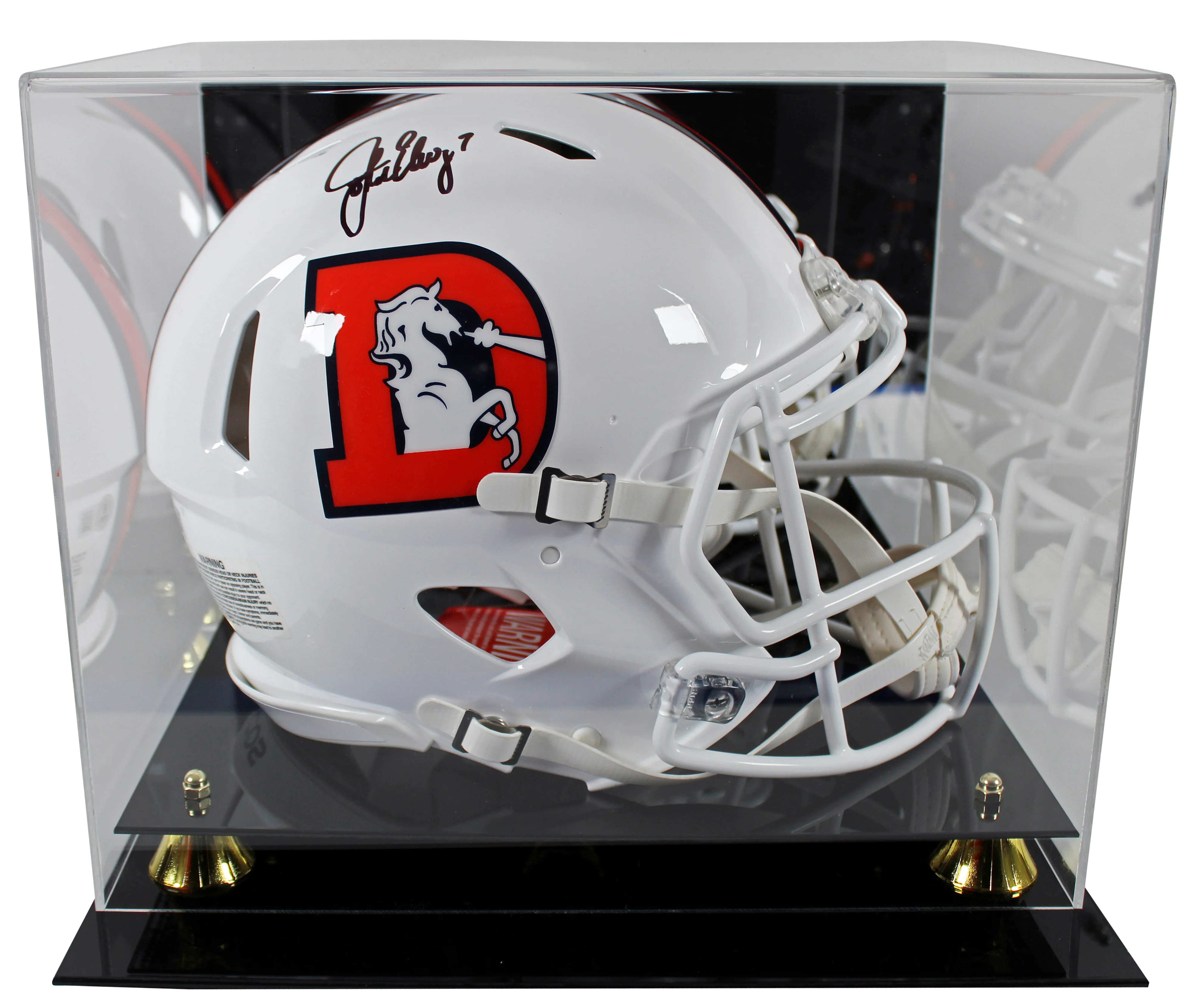 Broncos John Elway Signed Alt 2023 Full Size Proline Helmet w/ Case BAS Witness - Image 2