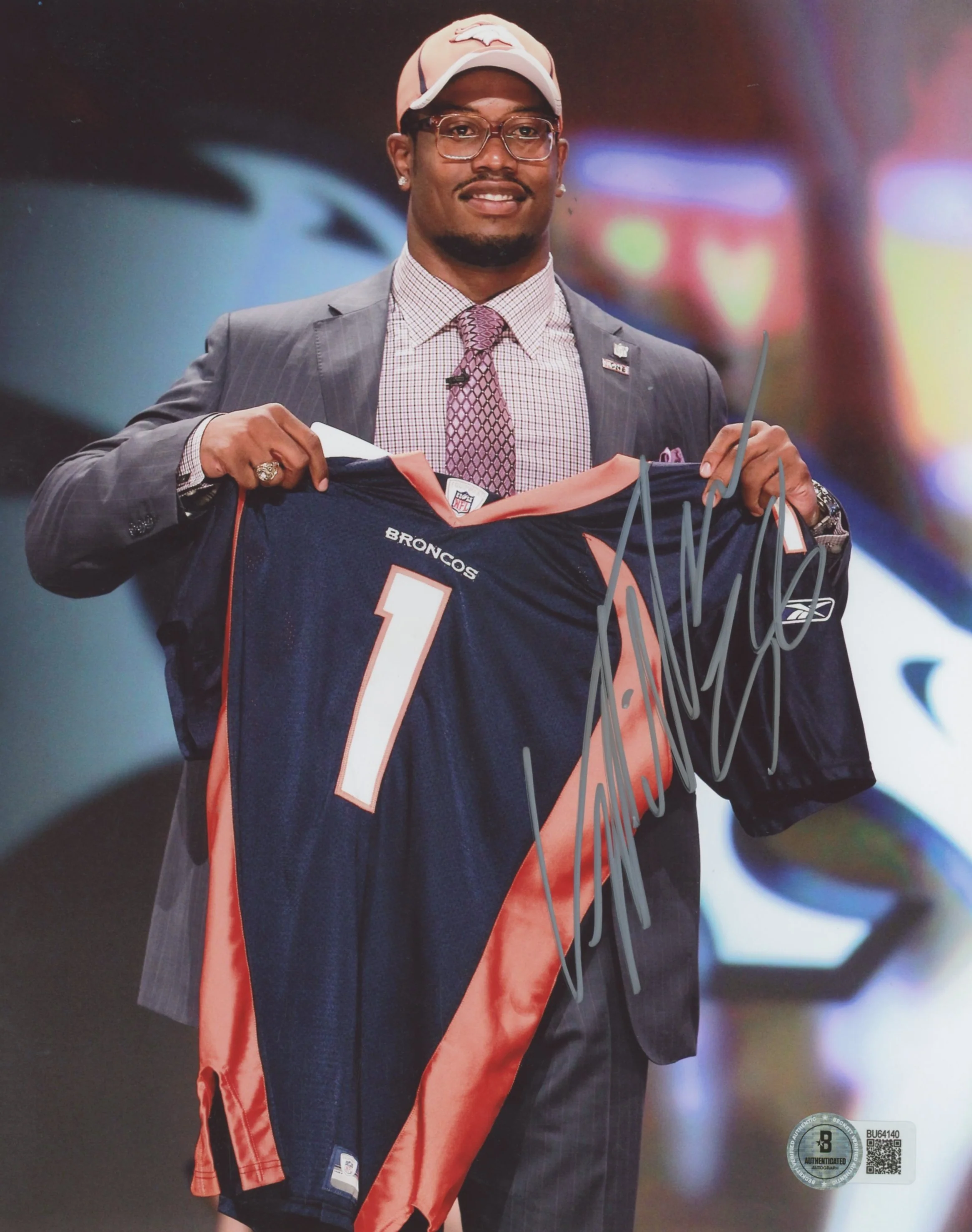 Broncos Von Miller Authentic Signed 8x10 Vertical Photo Autographed BAS #BU64140 - Image 2