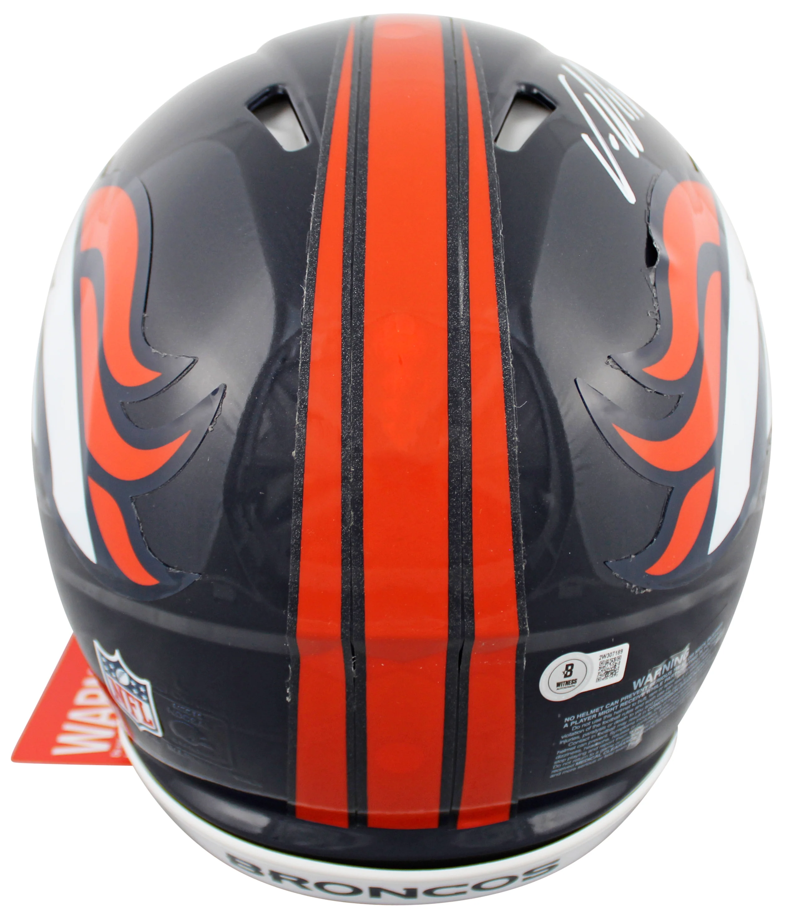 Broncos Von Miller Authentic Signed Full Size Speed Proline Helmet BAS Witnessed - Image 3