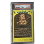 Brooks Robinson Signed 4x6 Baltimore Orioles HOF Plaque Card PSA/DNA 85025709 - Image 3