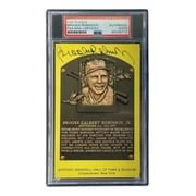 Brooks Robinson Signed 4x6 Baltimore Orioles HOF Plaque Card PSA/DNA 85025710 - Image 3