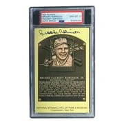 Brooks Robinson Signed Orioles Hall of Fame Plaque Postcard PSA/DNA Gem MT 10 - Image 3