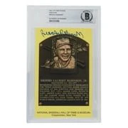 Brooks Robinson Signed Slabbed Orioles Hall of Fame Plaque Postcard BAS 090 - Image 4