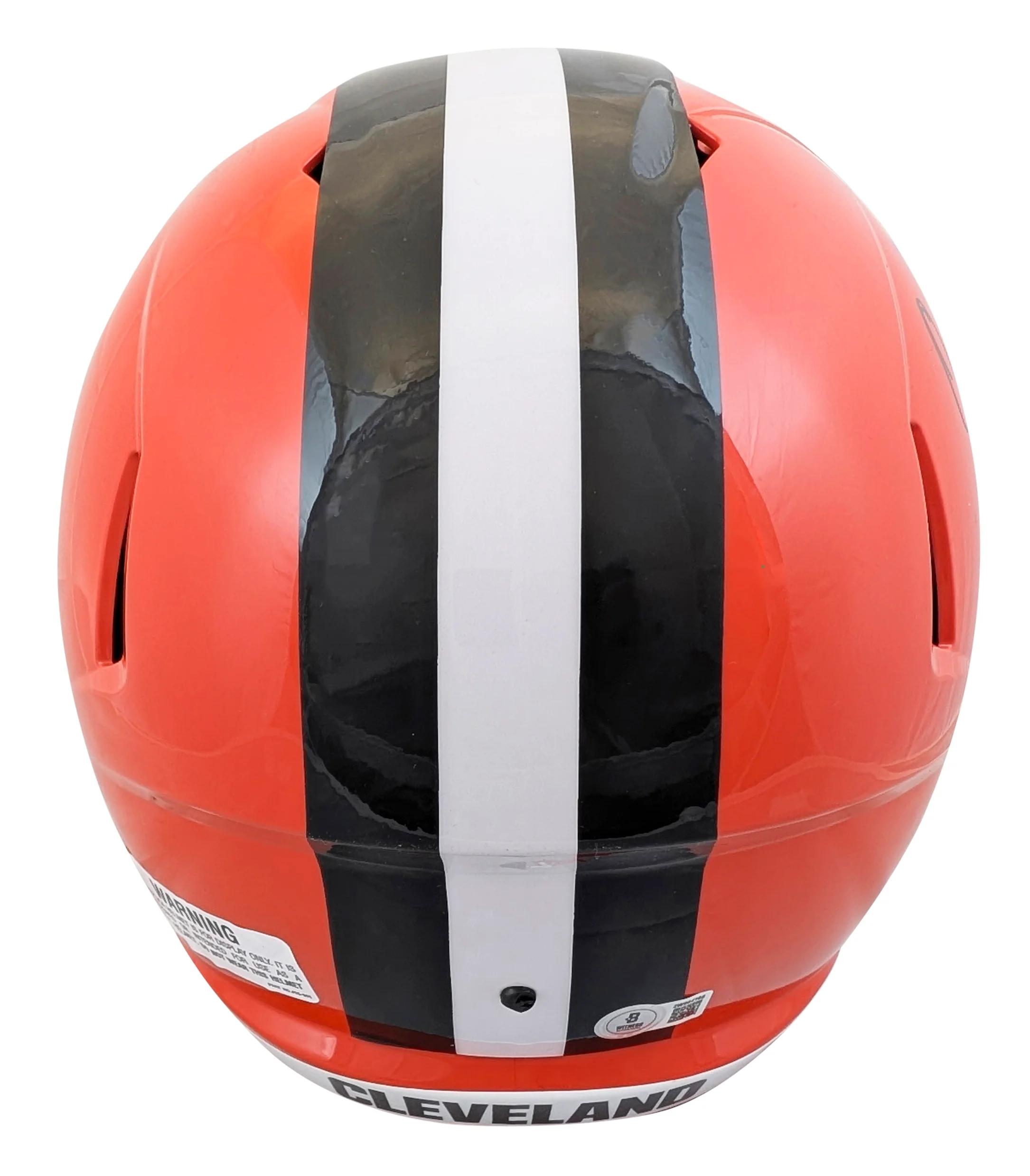 Browns Ozzie Newsome "HOF 99" Signed 2024 Full Size Speed Rep Helmet BAS Witness - Image 3