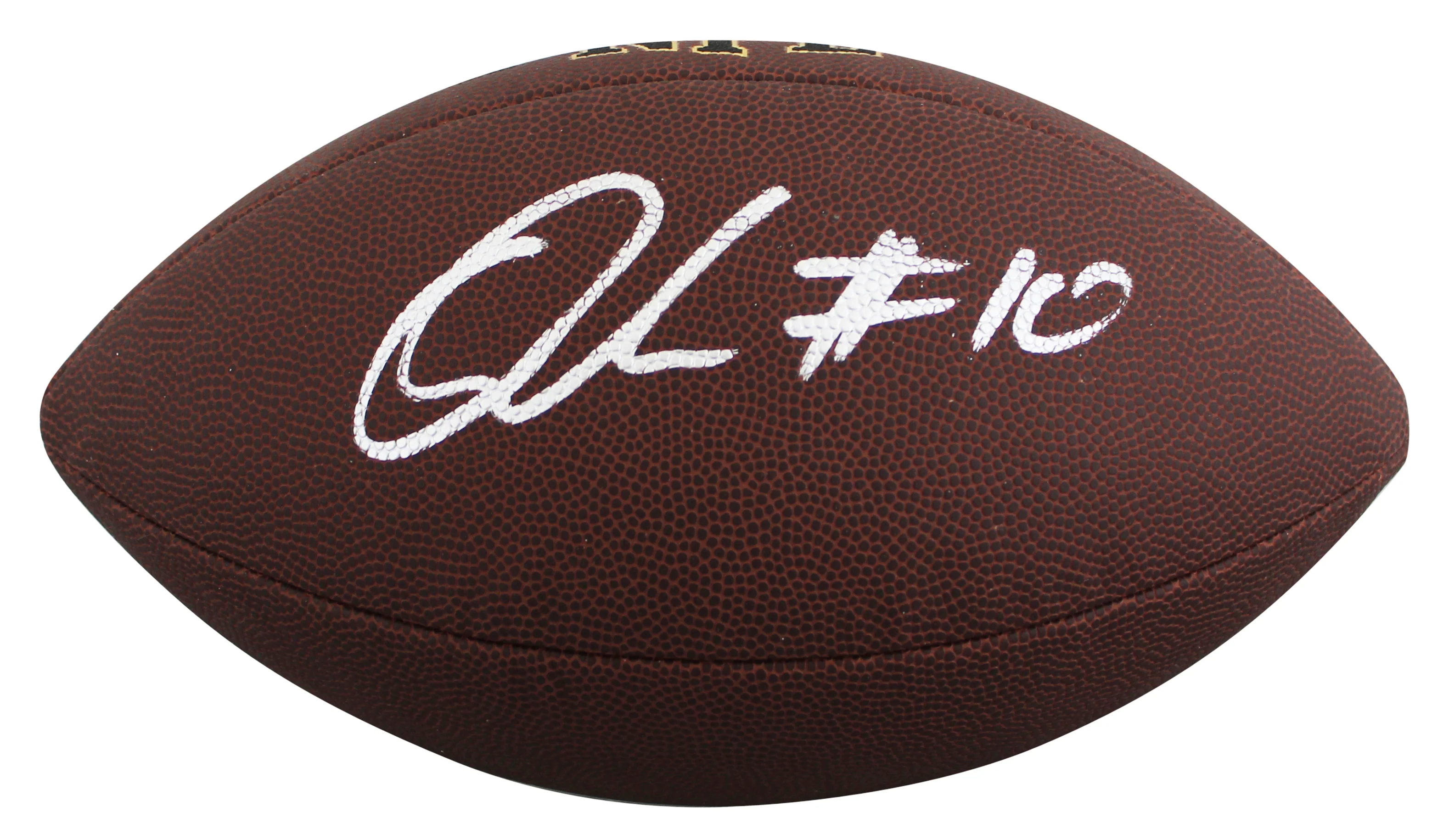 Browns Quinshon Judkins Signed Wilson Super Grip Football W/ Case BAS Witnessed - Image 4