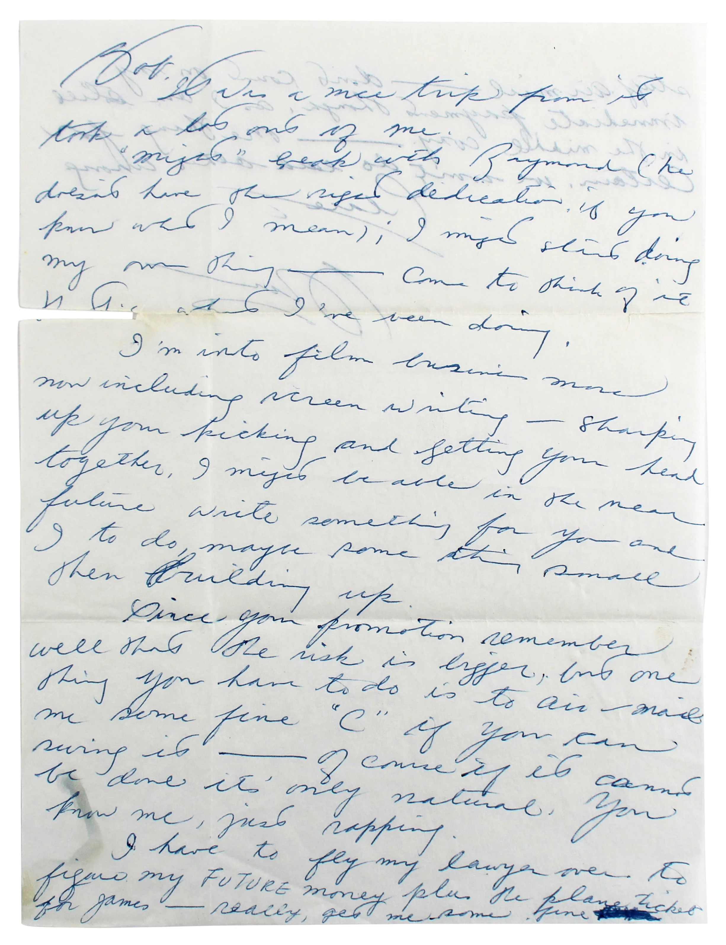 Bruce Lee Authentic Signed 8.5x11 1972 Handwritten Letter BAS #AB14165 - Image 3