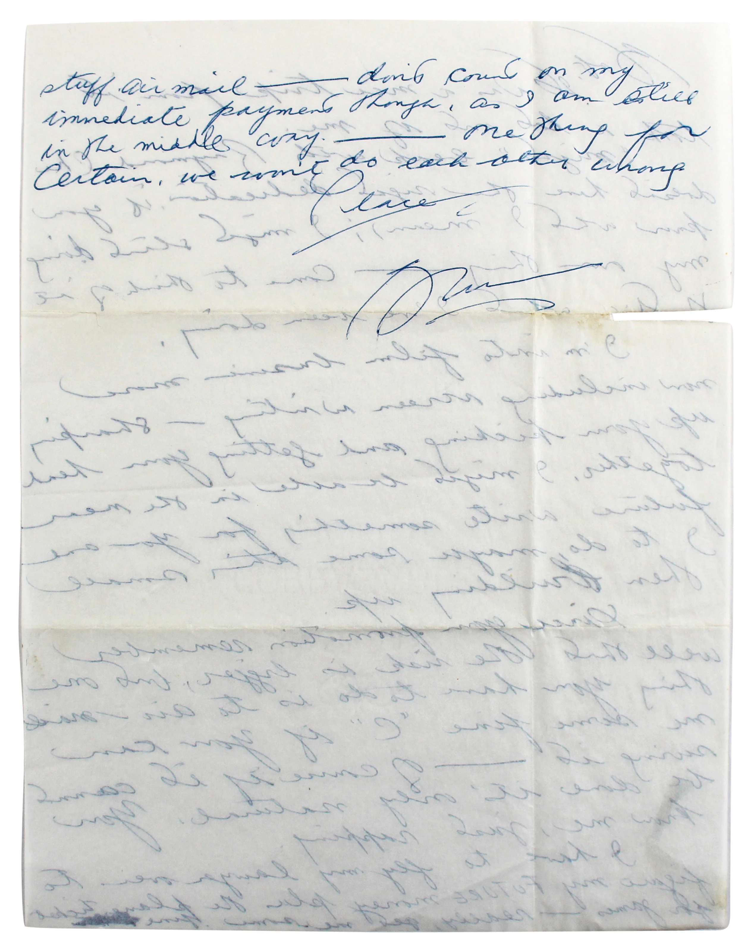 Bruce Lee Authentic Signed 8.5x11 1972 Handwritten Letter BAS #AB14165 - Image 4