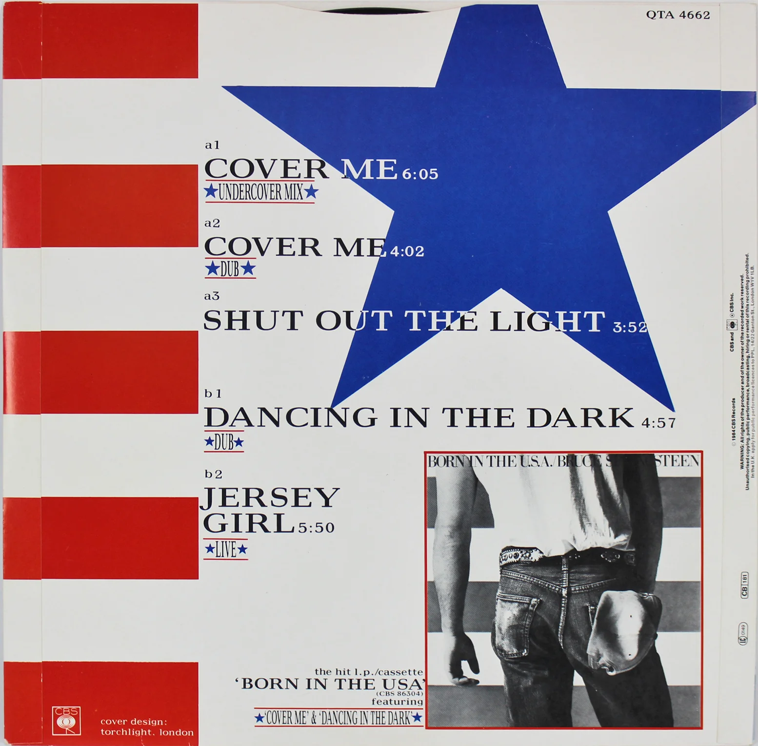 Bruce Springsteen Authentic Signed Cover Me Album Cover W/ Vinyl JSA #X59026 - Image 4