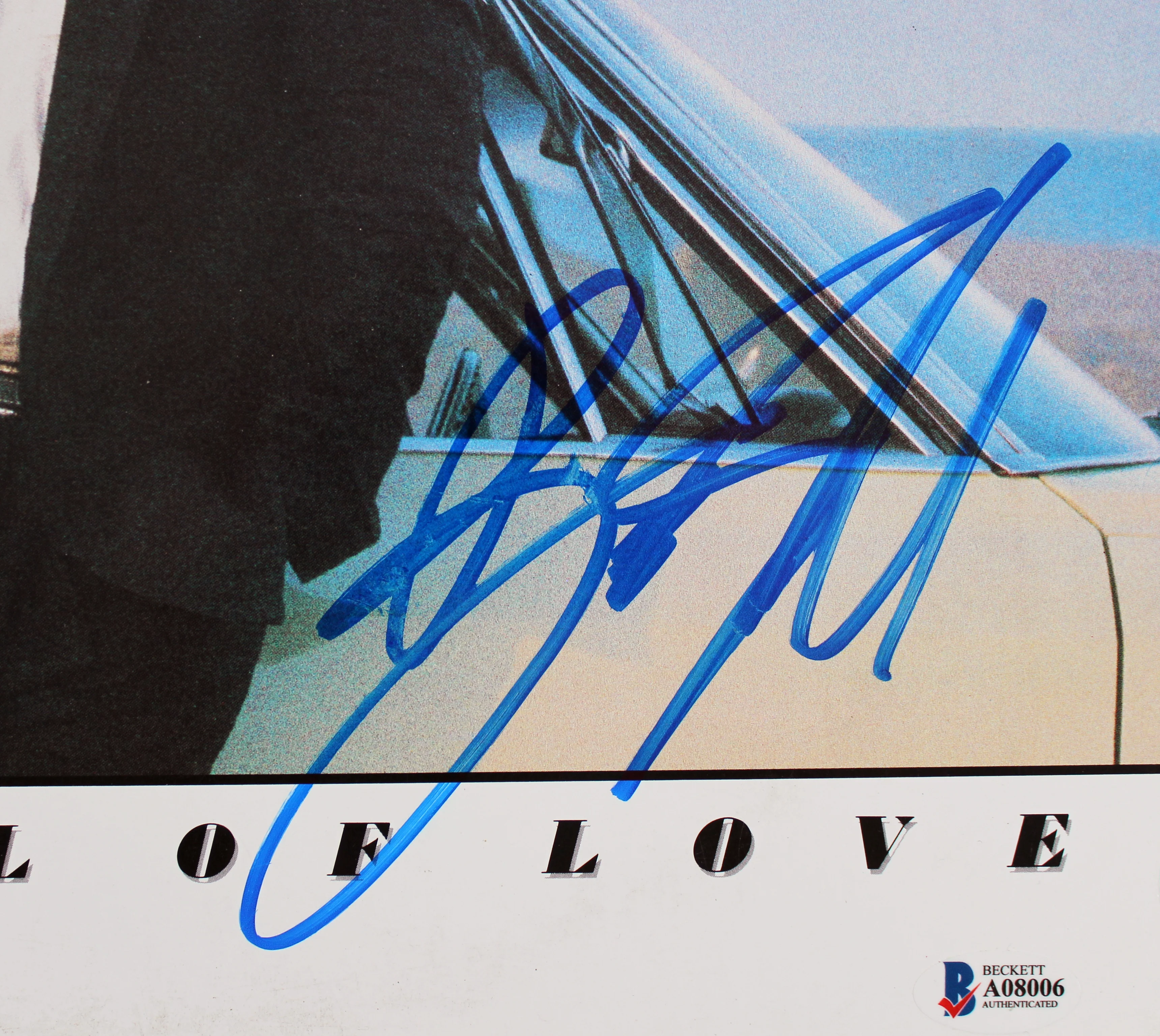 Bruce Springsteen Authentic Signed Tunnel of Love Album Cover BAS #A08006 - Image 3