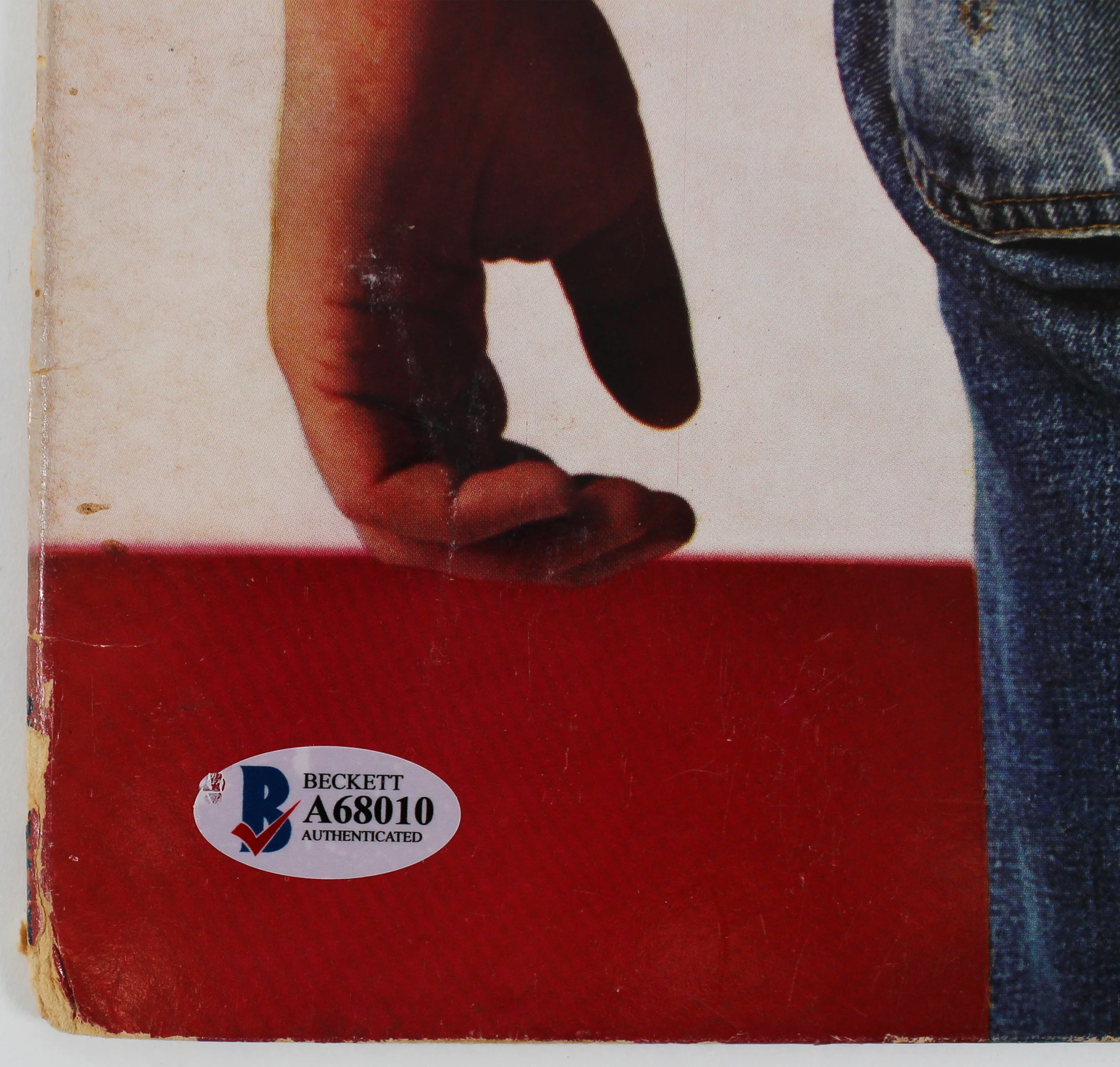 Bruce Springsteen Signed Born In The USA Album Cover W/ Vinyl BAS #A68010 - Image 6