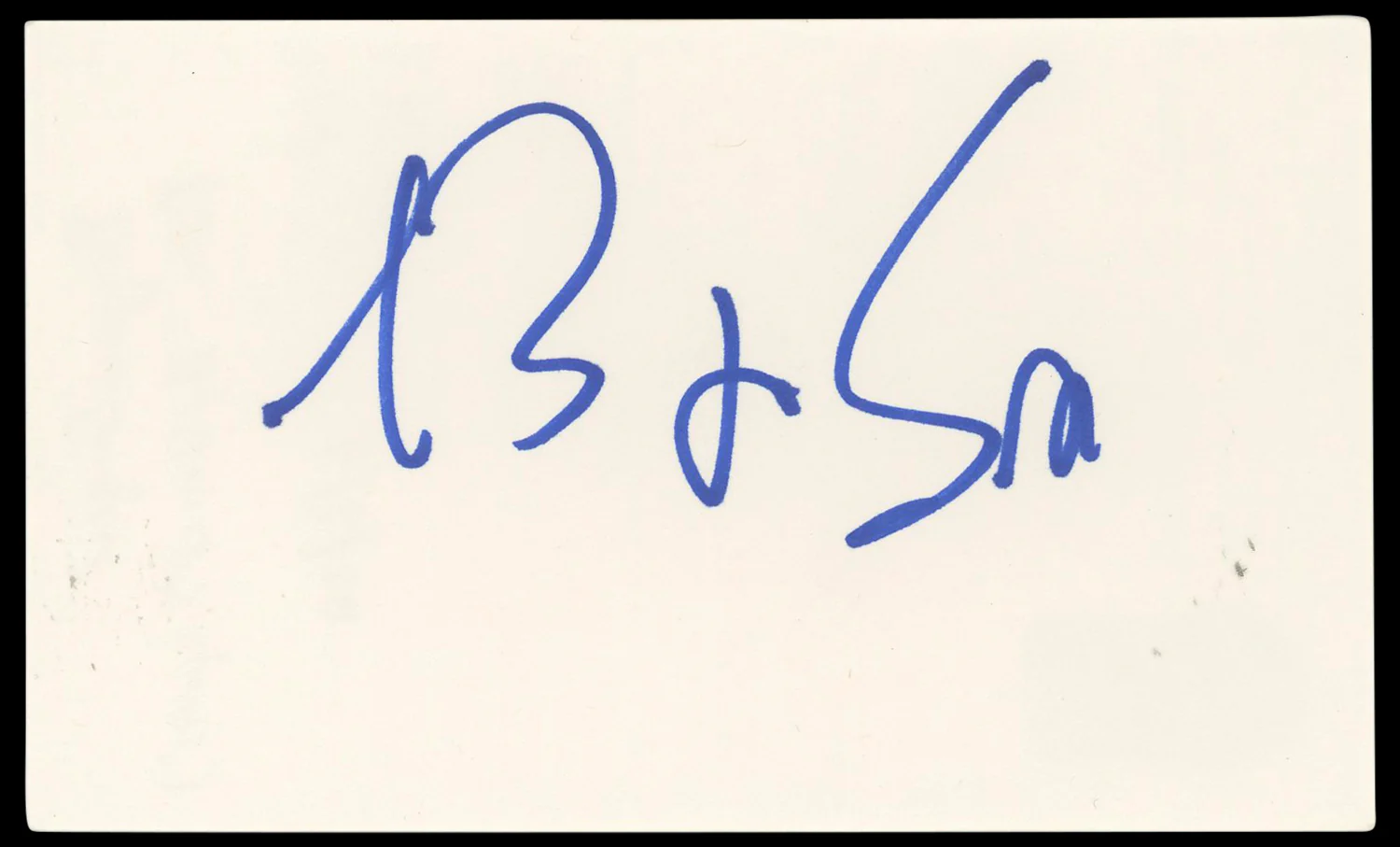 Bryan Singer The Usual Suspects Authentic Signed 3x5 Index Card Autographed BAS