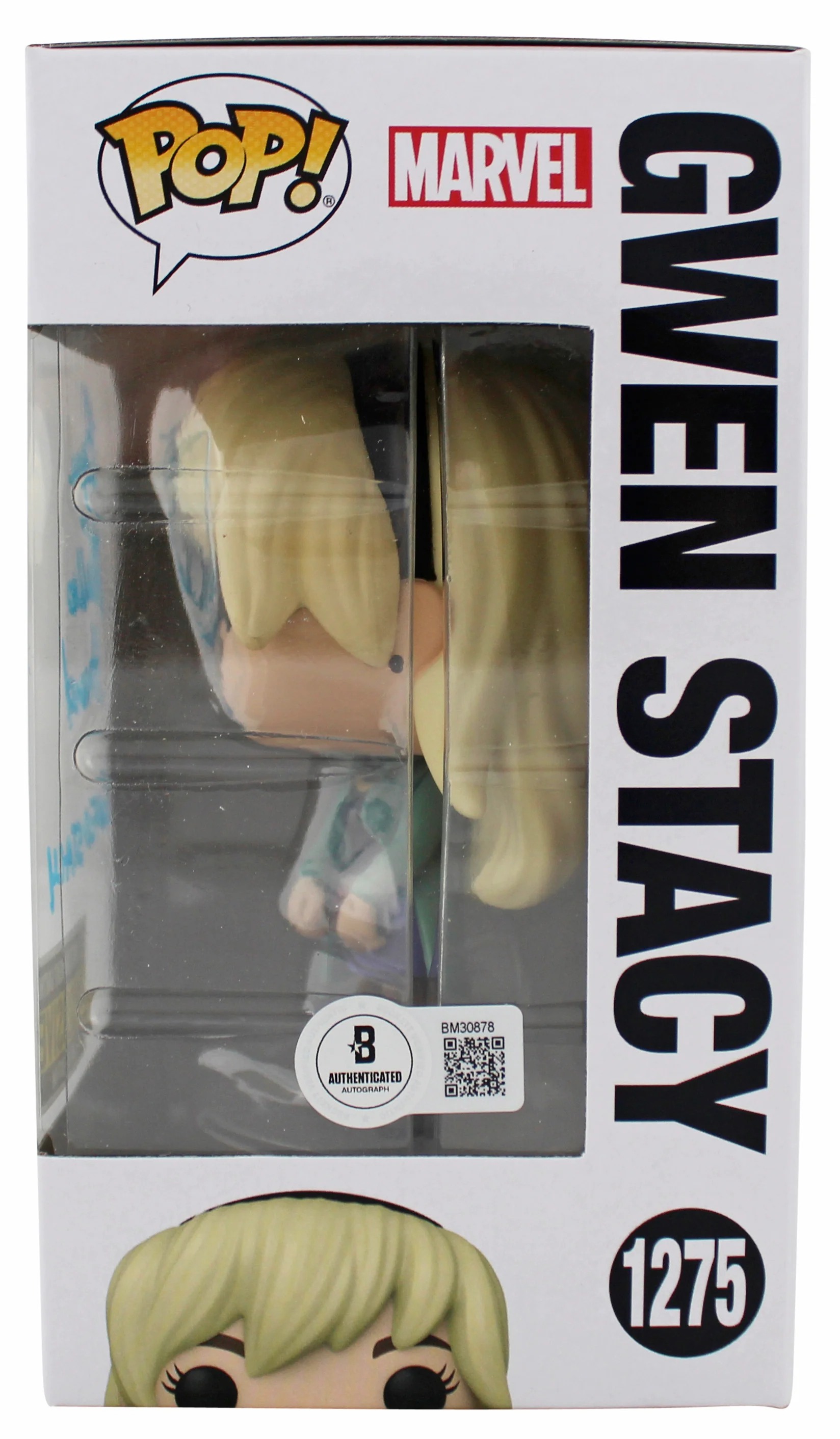 Bryce Dallas Howard "Gwen Stacy" Spider-Man Signed Funko Pop Vinyl Figure BAS - Image 4
