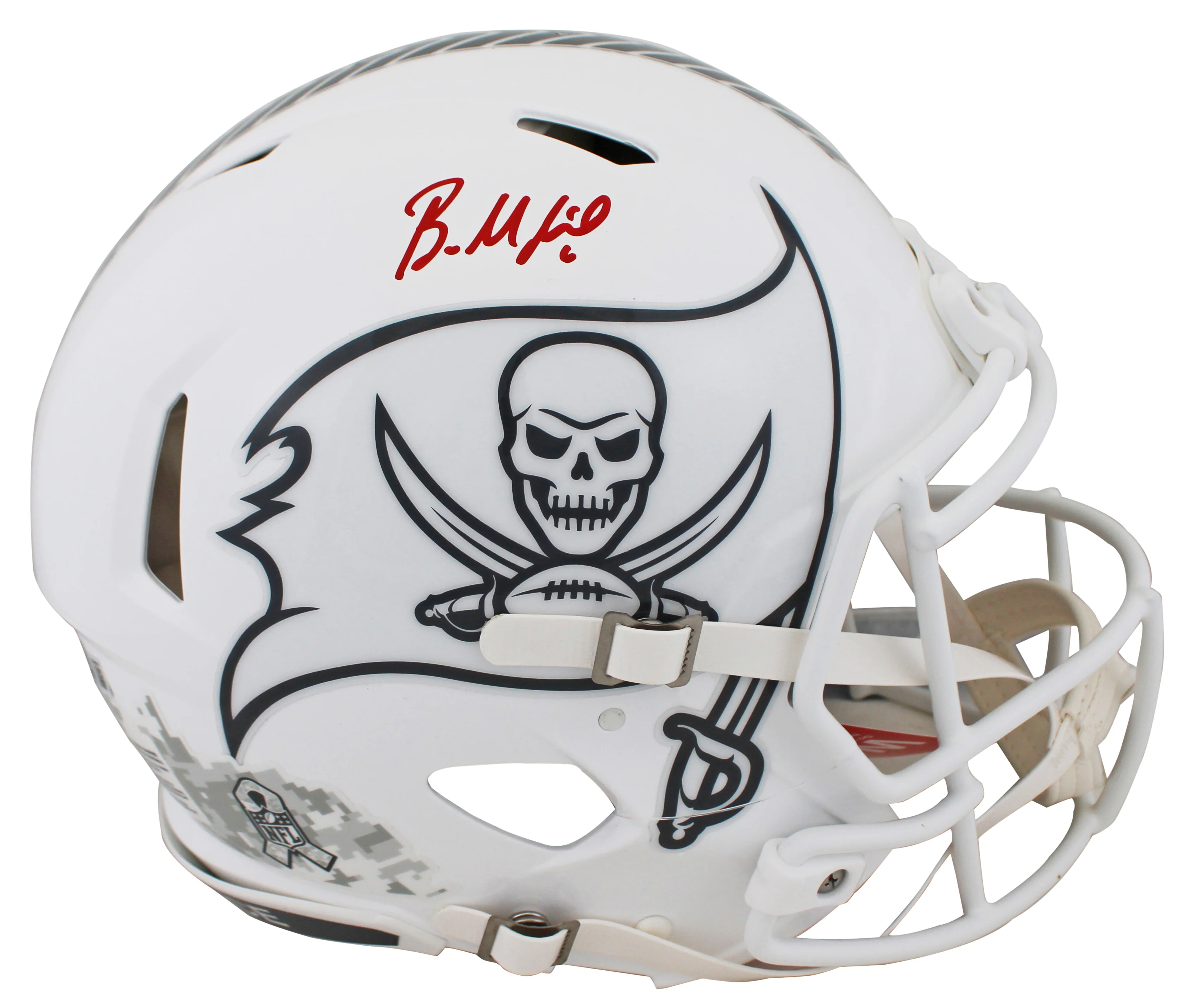 Buccaneers Baker Mayfield Signed STS III F/S Speed Proline Helmet W/ Case BAS W - Image 3