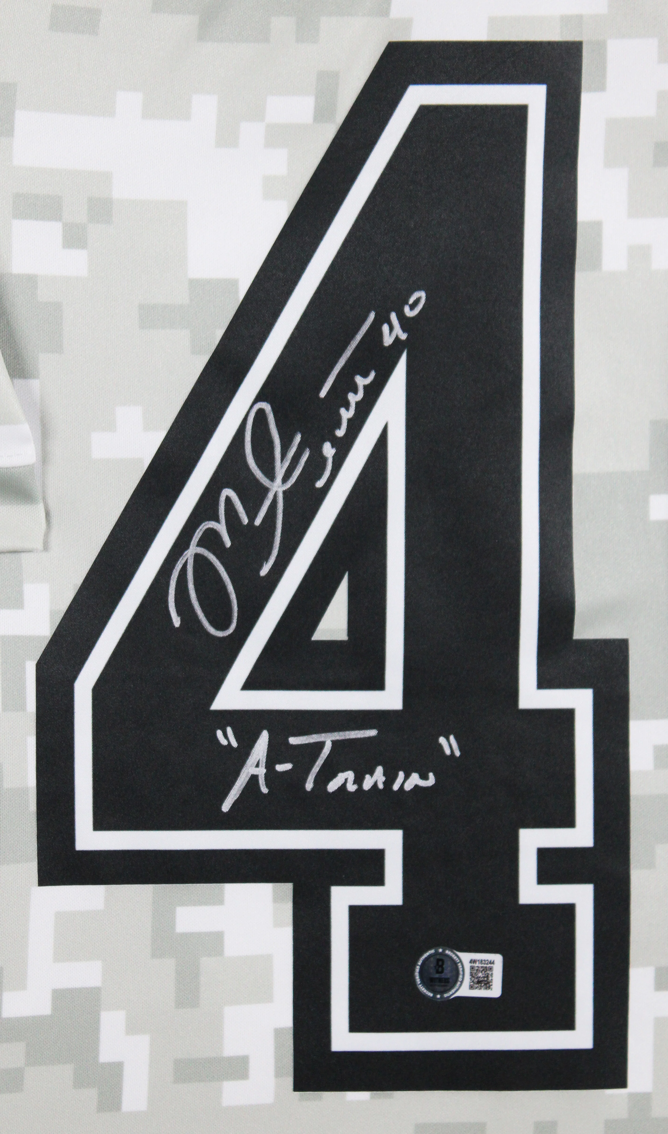 Buccaneers Mike Alstott "A-Train" Signed STS Nike Limited Framed Jersey BAS Wit - Image 3