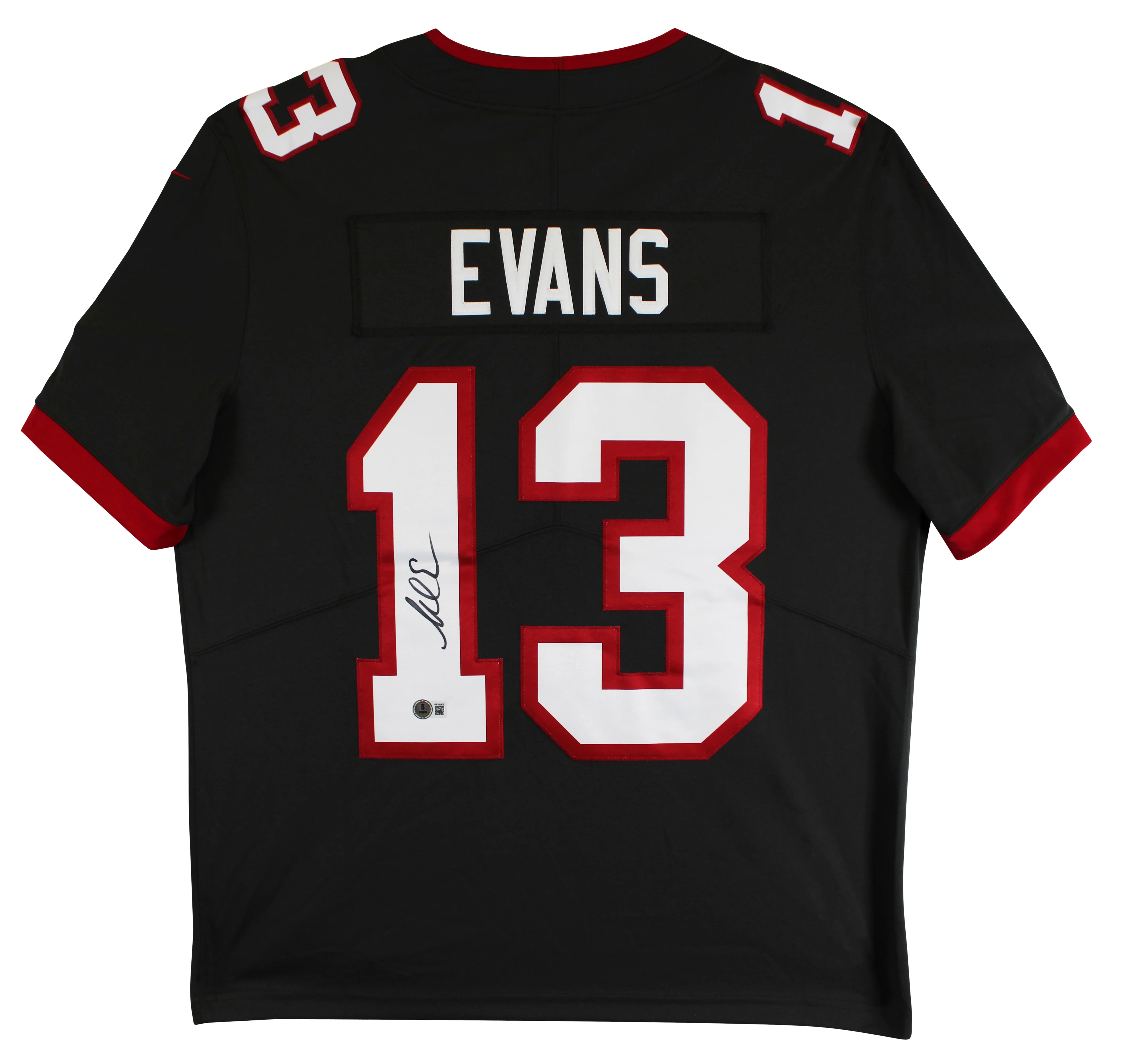 Buccaneers Mike Evans Authentic Signed Pewter Nike Elite Jersey BAS Witnessed - Image 3