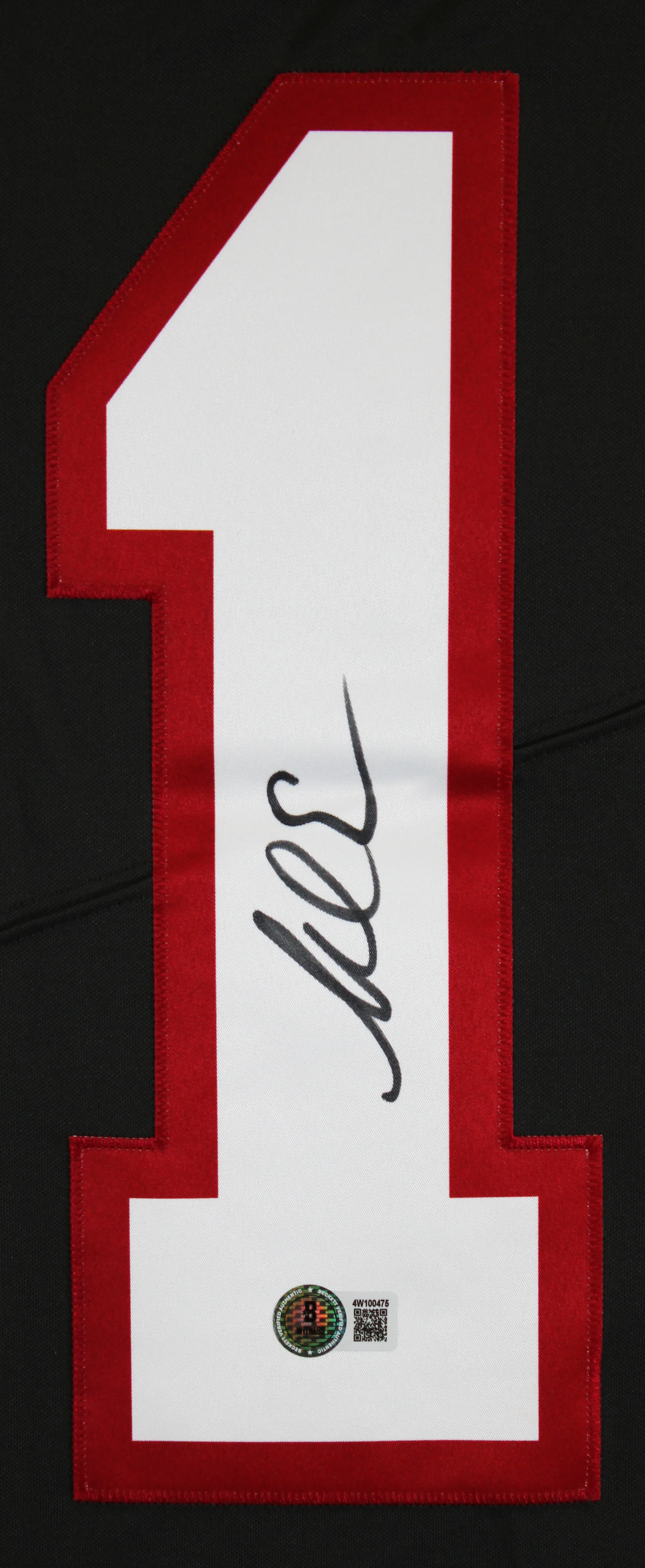 Buccaneers Mike Evans Authentic Signed Pewter Nike Elite Jersey BAS Witnessed - Image 4
