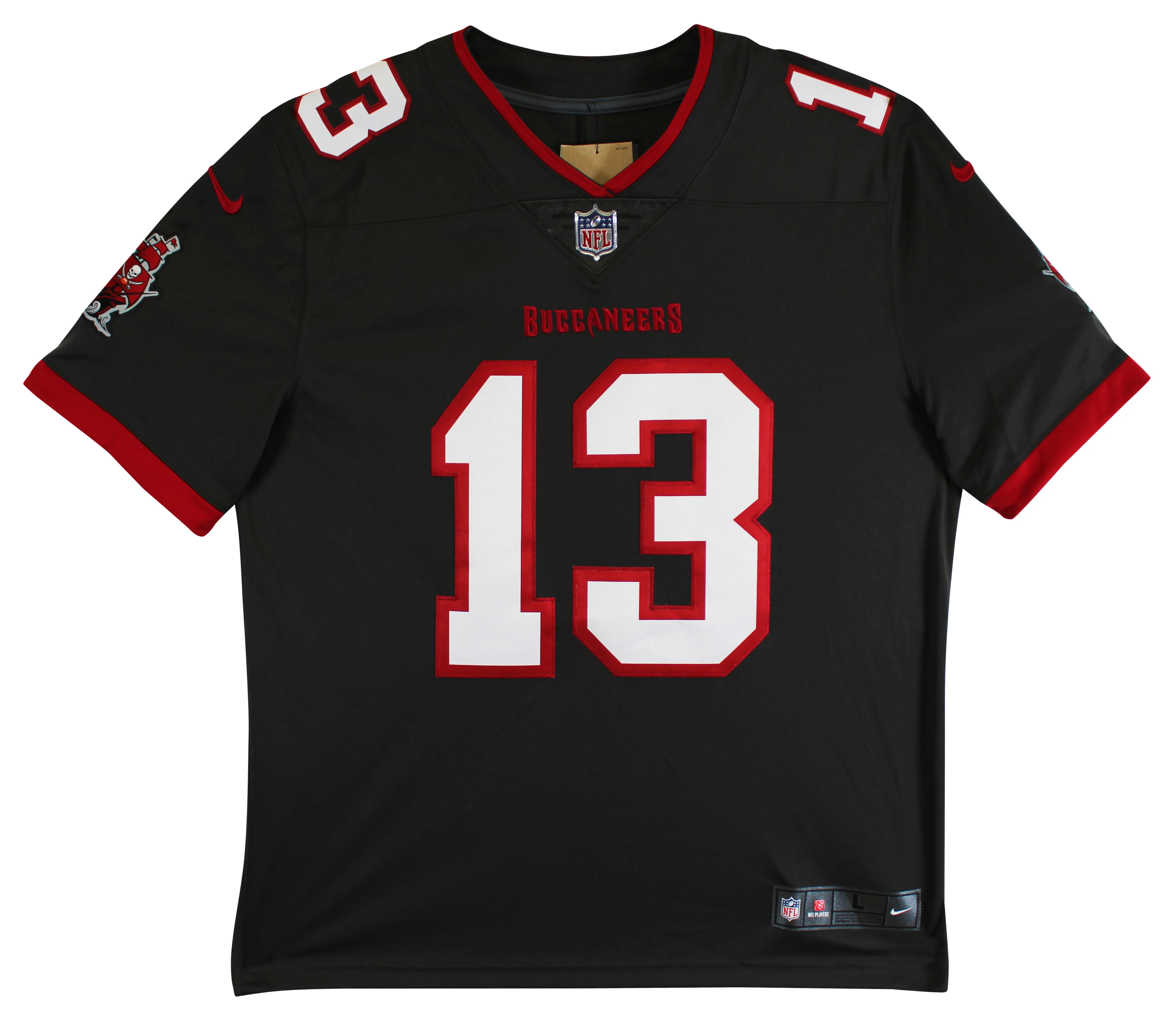 Buccaneers Mike Evans Authentic Signed Pewter Nike Elite Jersey BAS Witnessed - Image 5