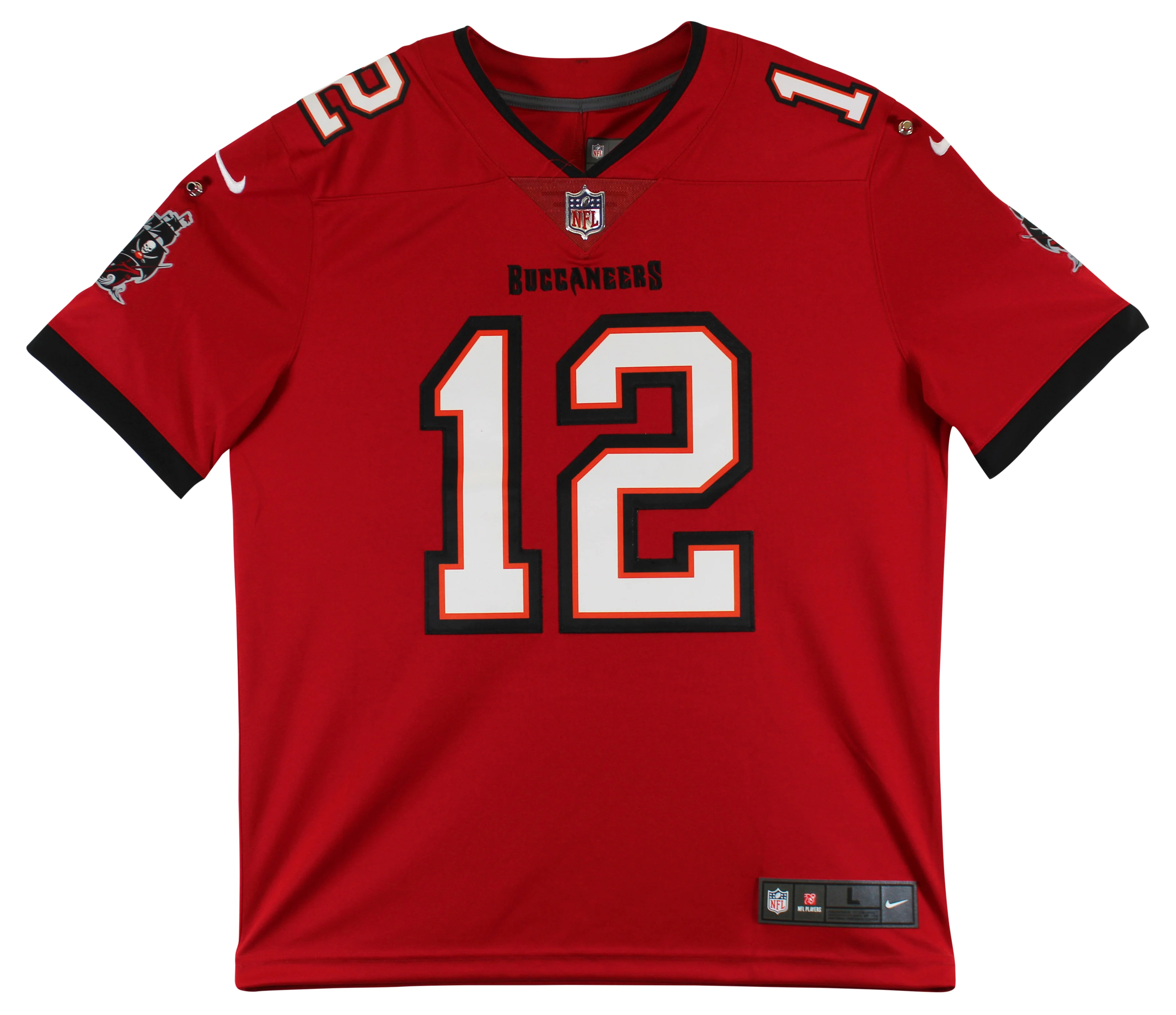 Buccaneers Tom Brady Authentic Signed Red Nike Elite Jersey Fanatics COA - Image 4