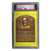 Buck Leonard Signed 4x6 Homestead Grays HOF Plaque Card PSA/DNA 85025784 - Image 3