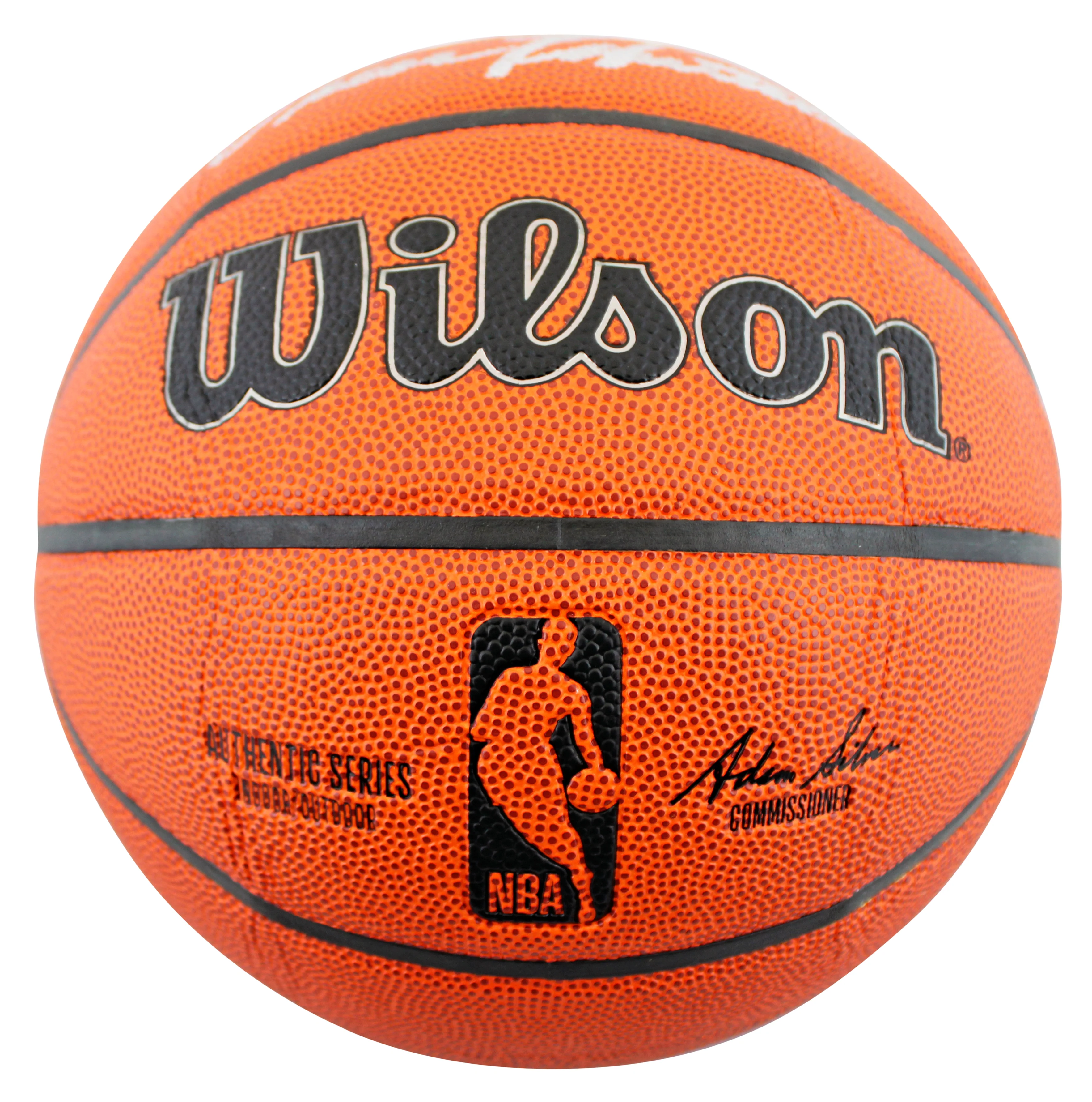 Bucks Oscar Robertson Authentic Signed Wilson Basketball w/ Case BAS Witnessed - Image 4