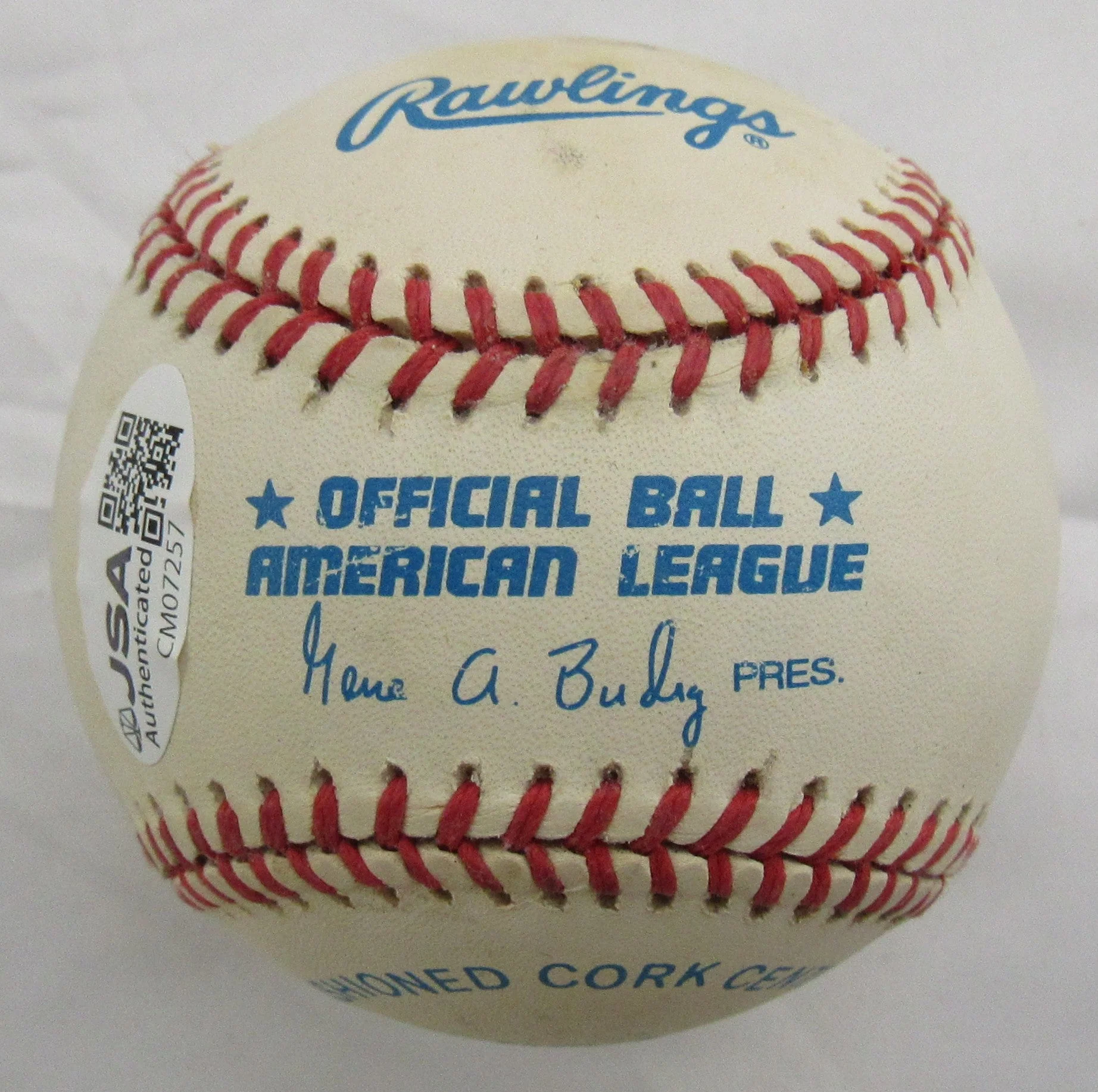 Whitey Ford Signed Auto Rawlings Baseball JSA CM07257 - Image 3