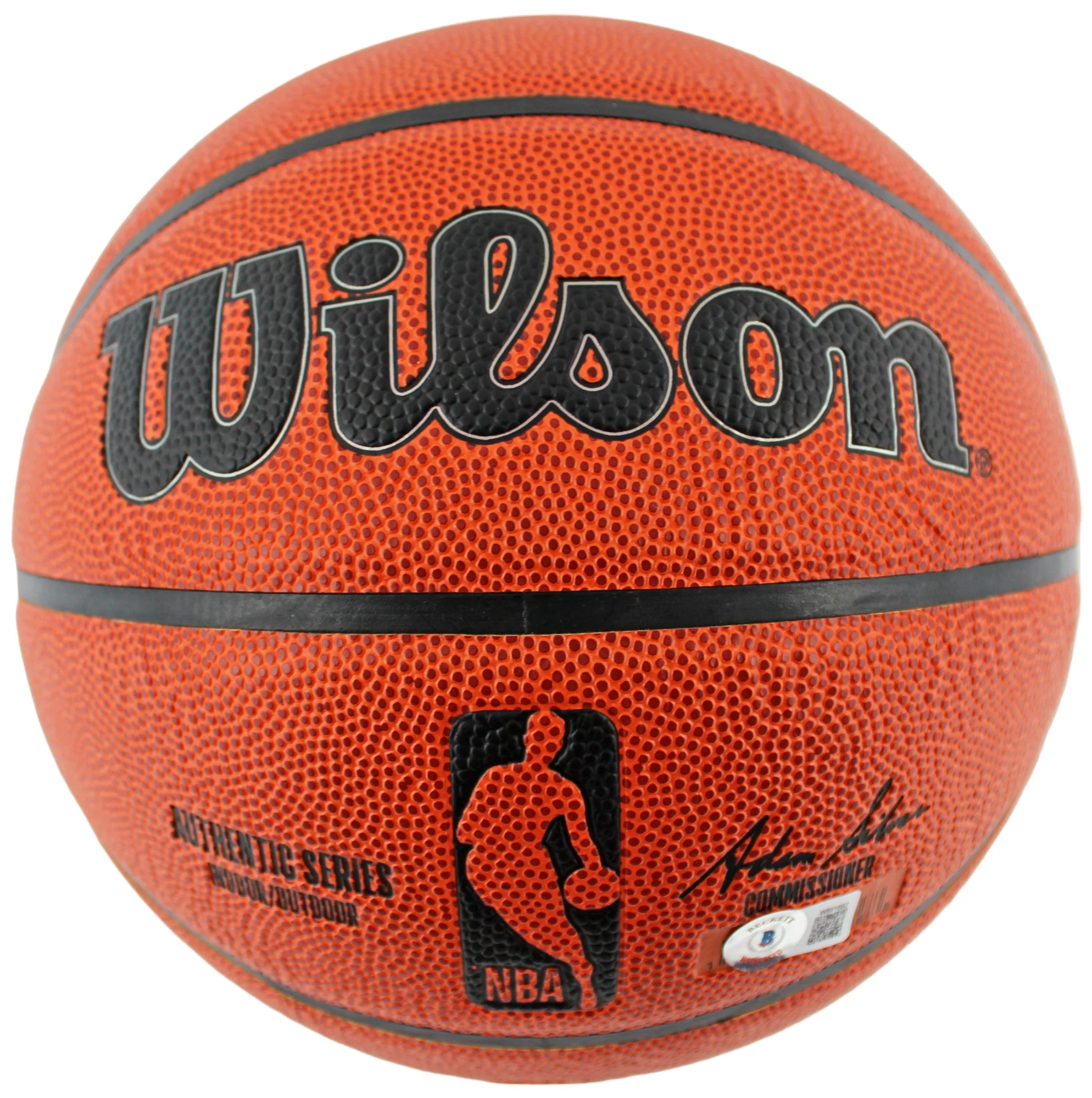 Bulls Dennis Rodman Authentic Signed Wilson Basketball w/ Case BAS Witnessed - Image 5