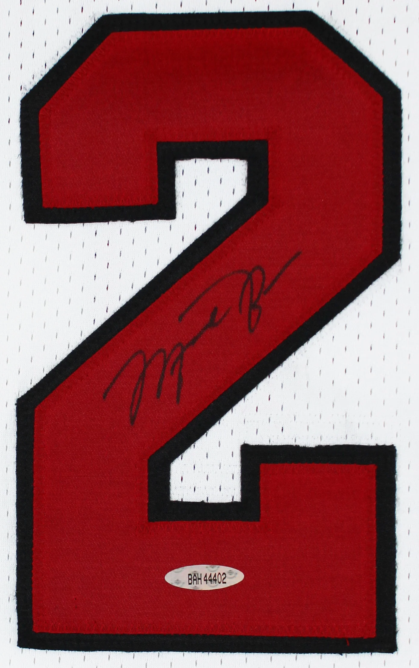 Bulls Michael Jordan Authentic Signed White 1997-98 M&N Jersey UDA #BAH44402 - Image 3