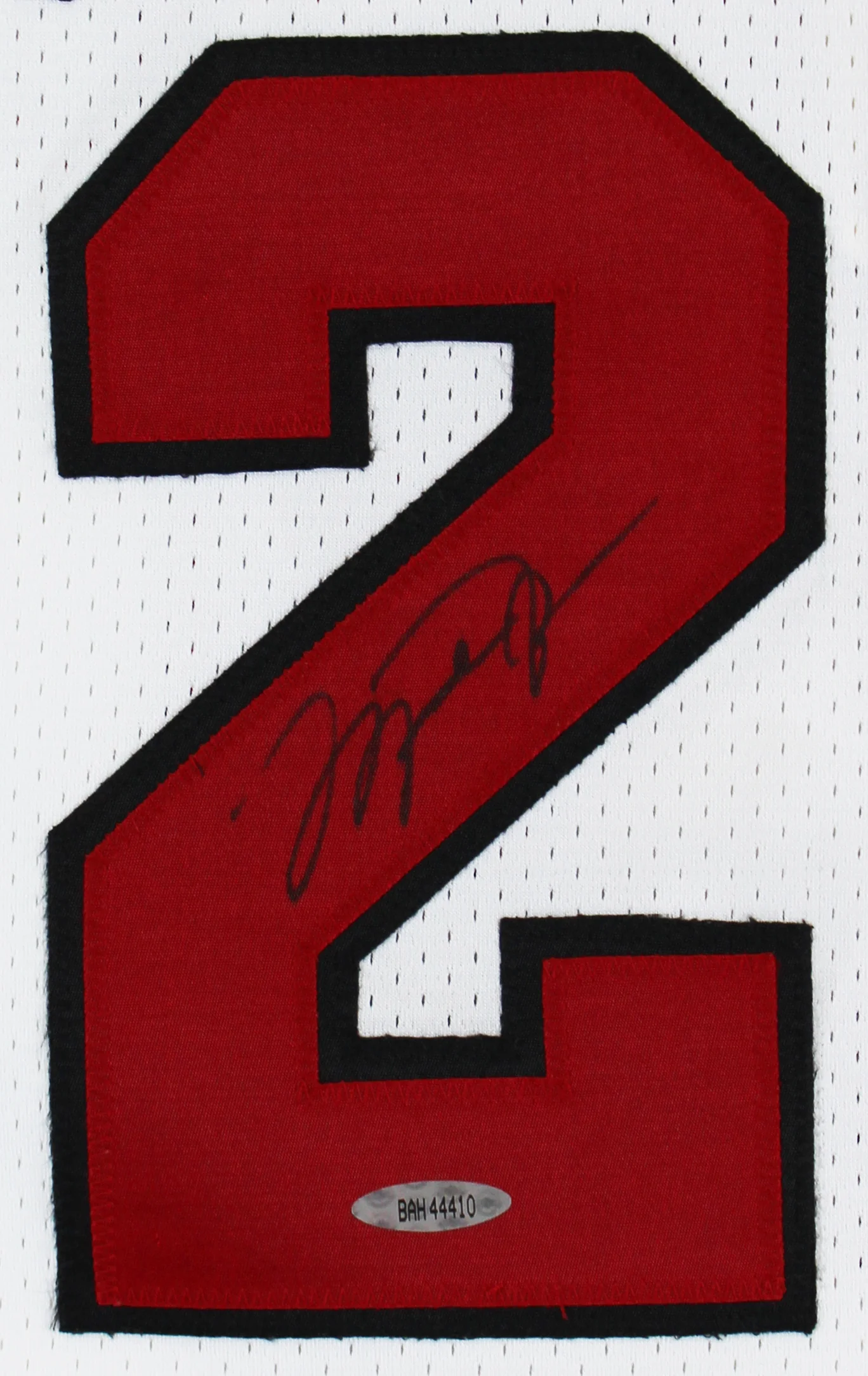 Bulls Michael Jordan Authentic Signed White 1997-98 Nike Jersey UDA #BAH44410 - Image 3