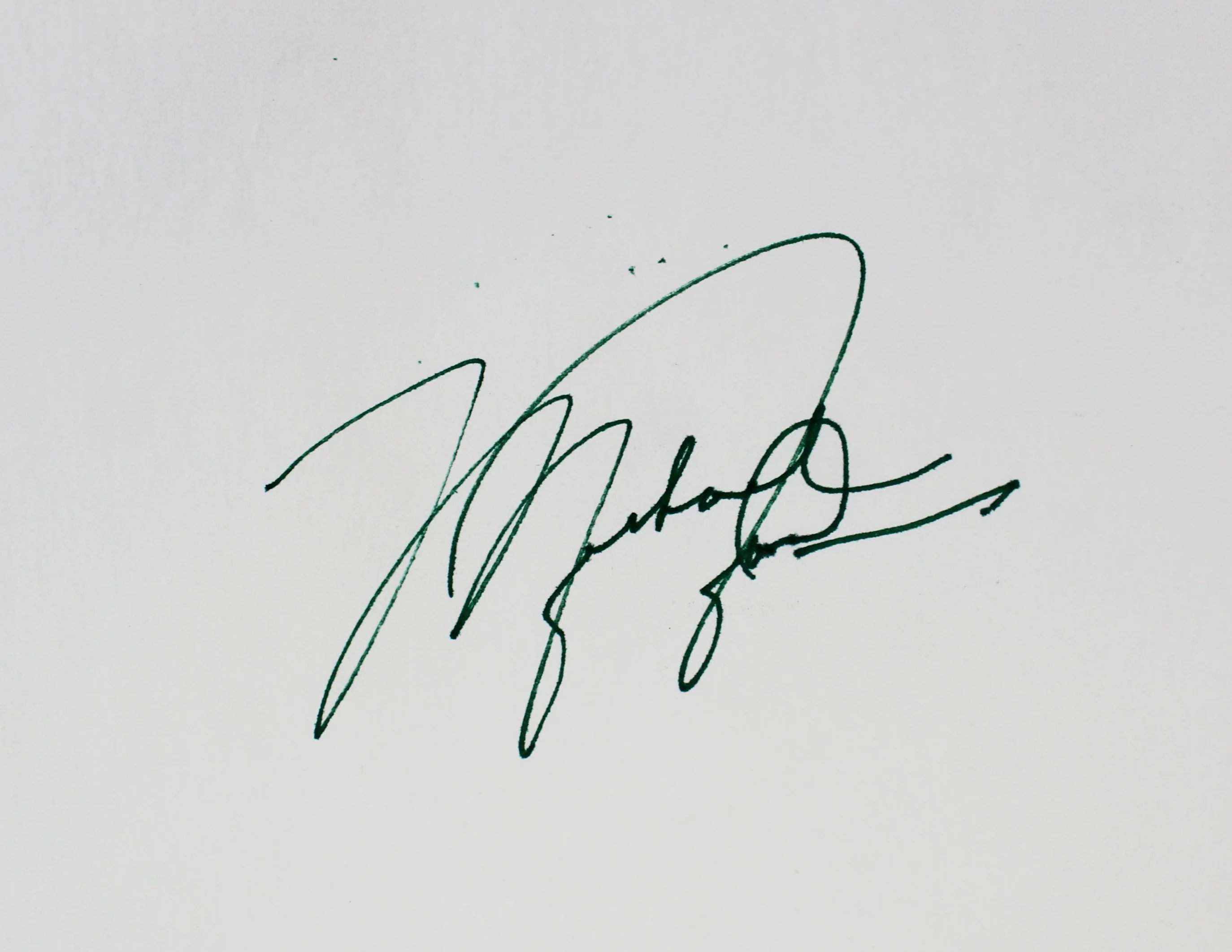 Bulls Michael Jordan Signed 8.5x11 Wilson Racket Sports Letterhead JSA #Z97275 - Image 3