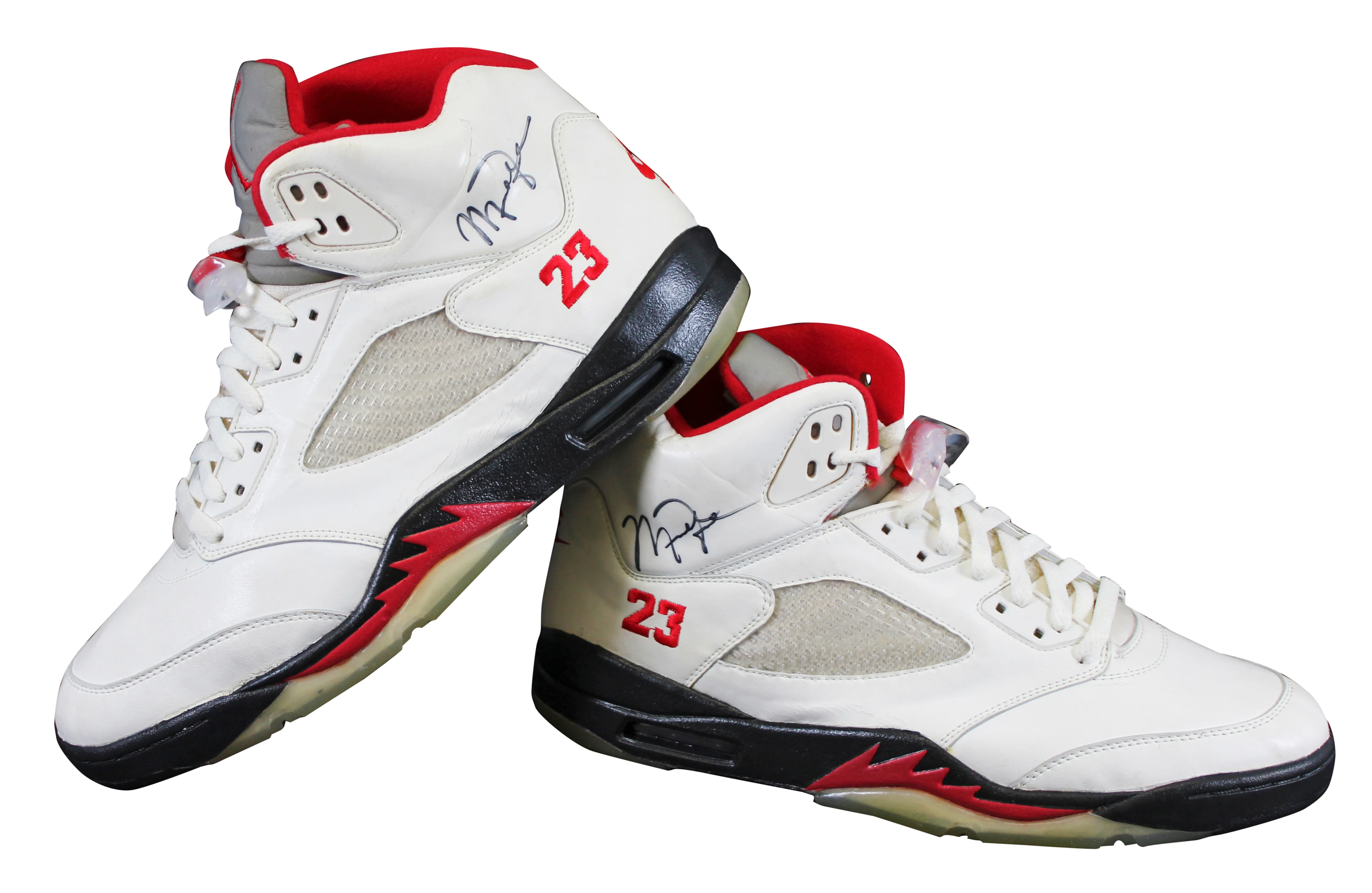 Bulls Michael Jordan Signed Nike Air Jordan V Size 13 Shoes w/ Original Box BAS - Image 2