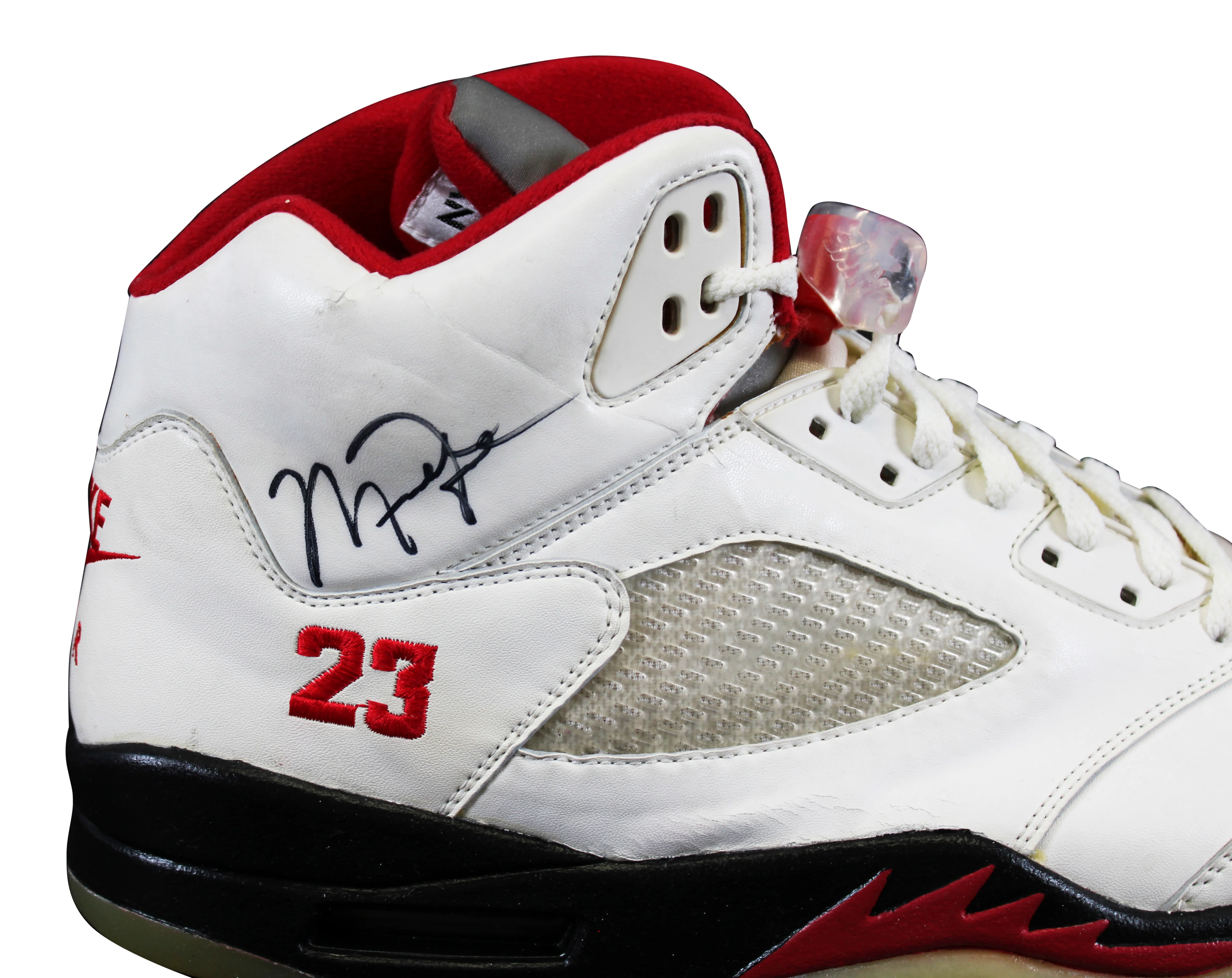 Bulls Michael Jordan Signed Nike Air Jordan V Size 13 Shoes w/ Original Box BAS - Image 4